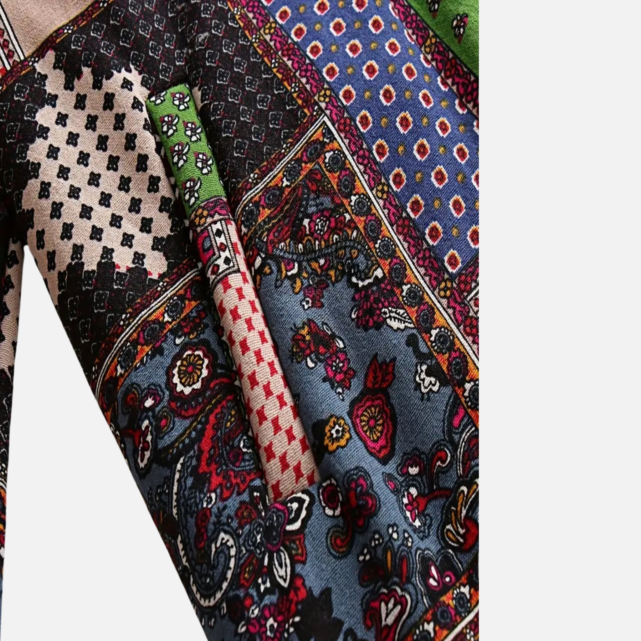 NolaKwin | Ciepła polarowa kurtka damska z kapturem, etniczny półdługi kardigan z bawełny