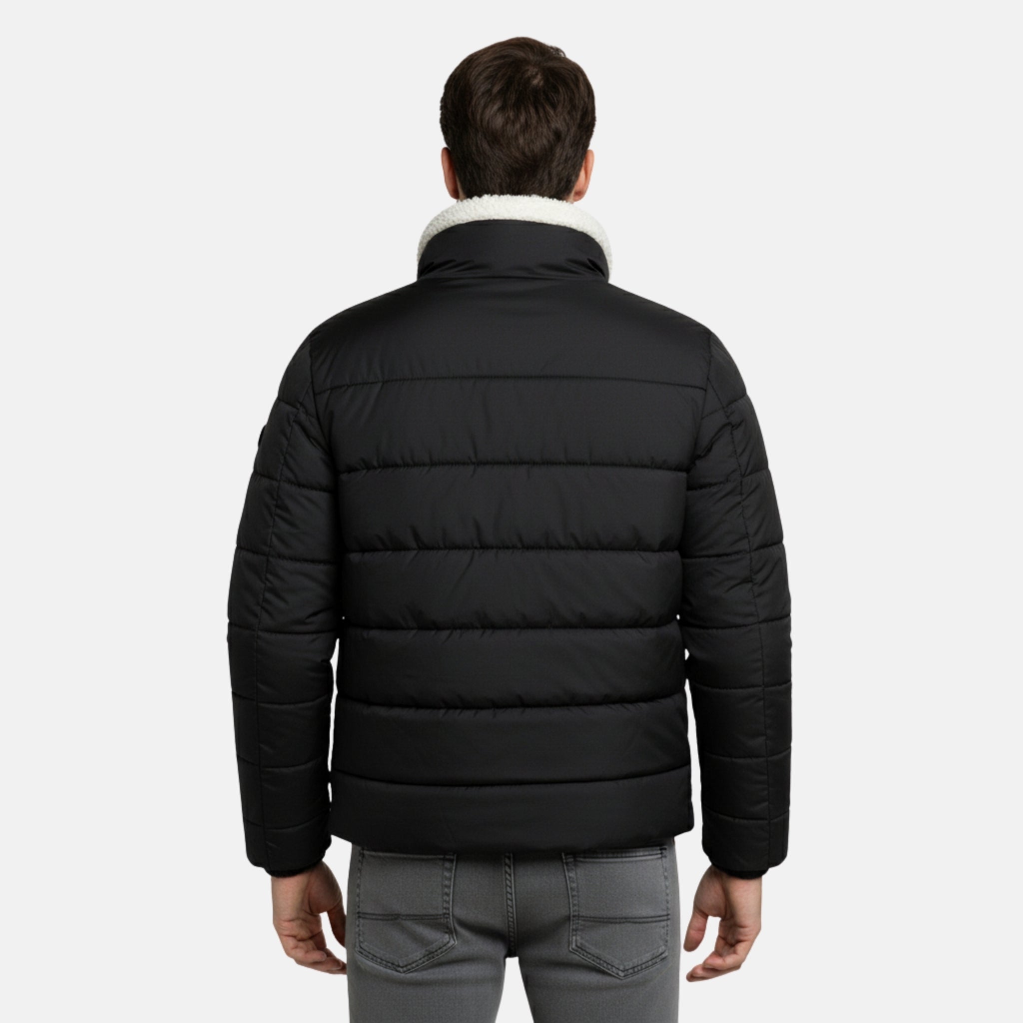 NolaKwin | Męskie pikowane kurtki bawełniane na sezon jesienny