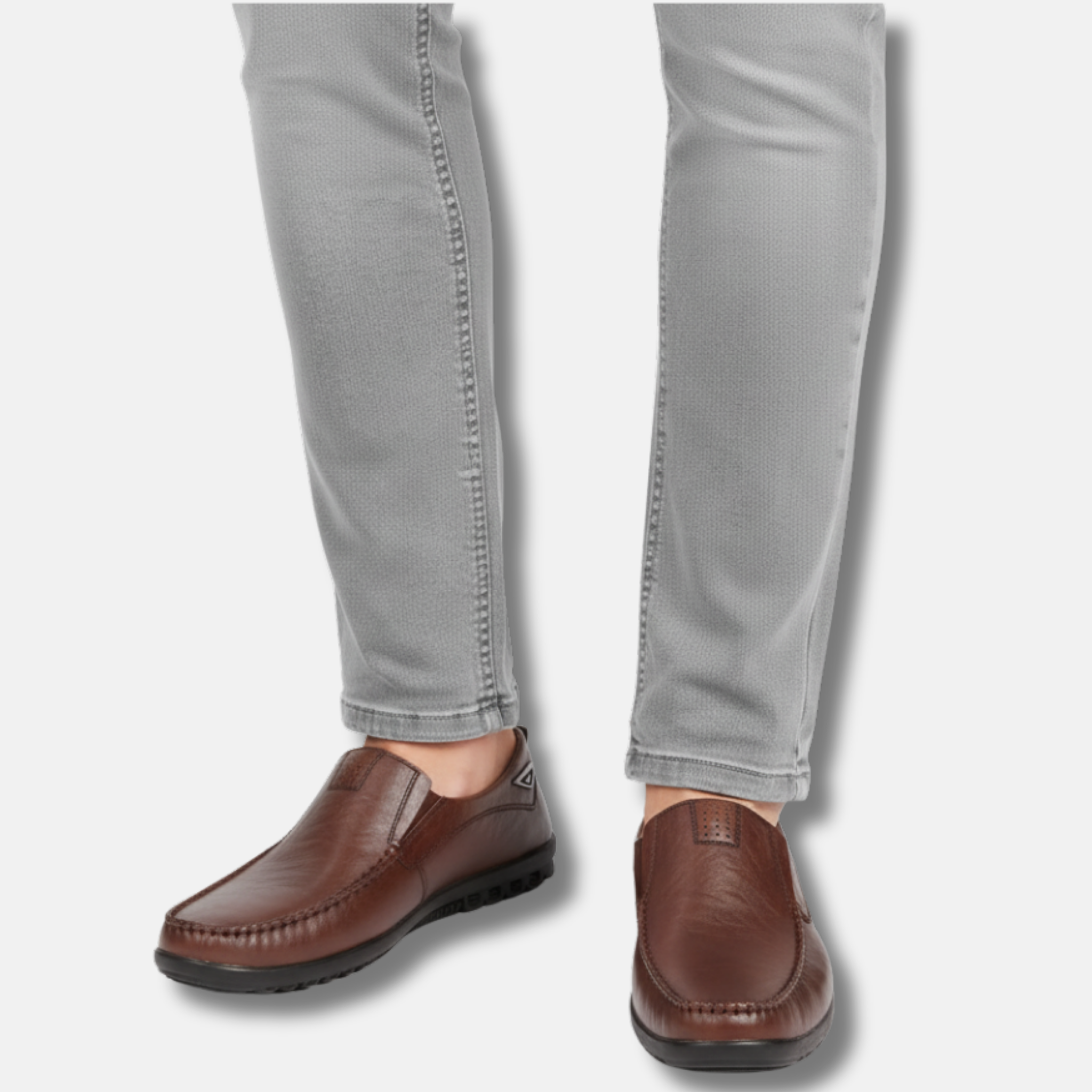 NolaKwin | Męskie Casual Loafers, Antypoślizgowe, Wygodne Wsuwane Buty Skórzane do Jazdy