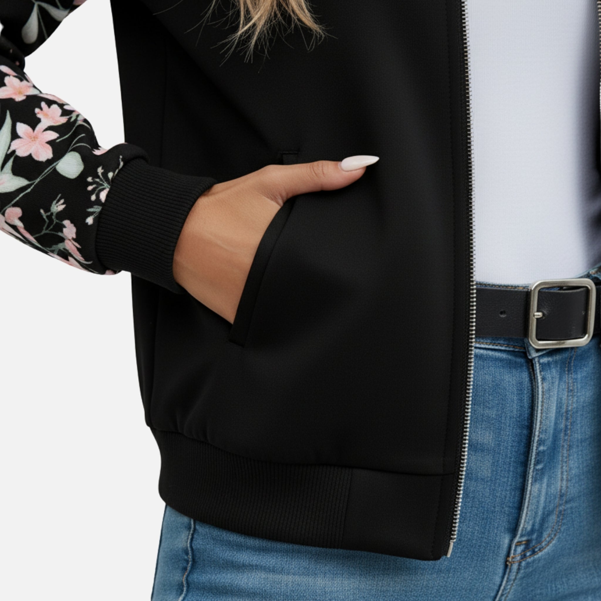 NolaKwin | Kurtka z długim rękawem dla kobiet w rozmiarze plus - Elegancka odzież sportowa na co dzień