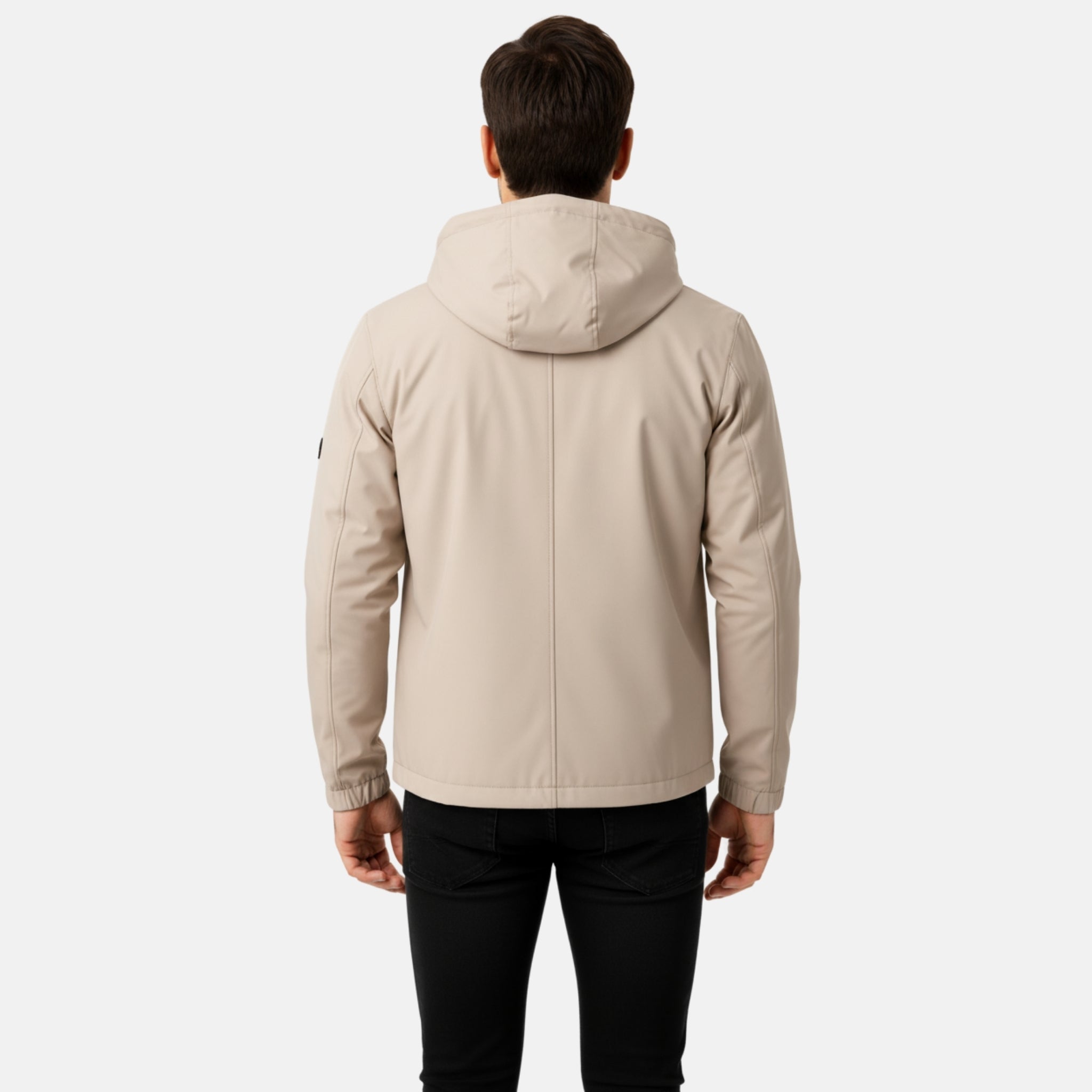 NolaKwin | Męska kurtka sportowa na wiosnę i jesień z kapturem i zamkiem, idealna na zewnątrz