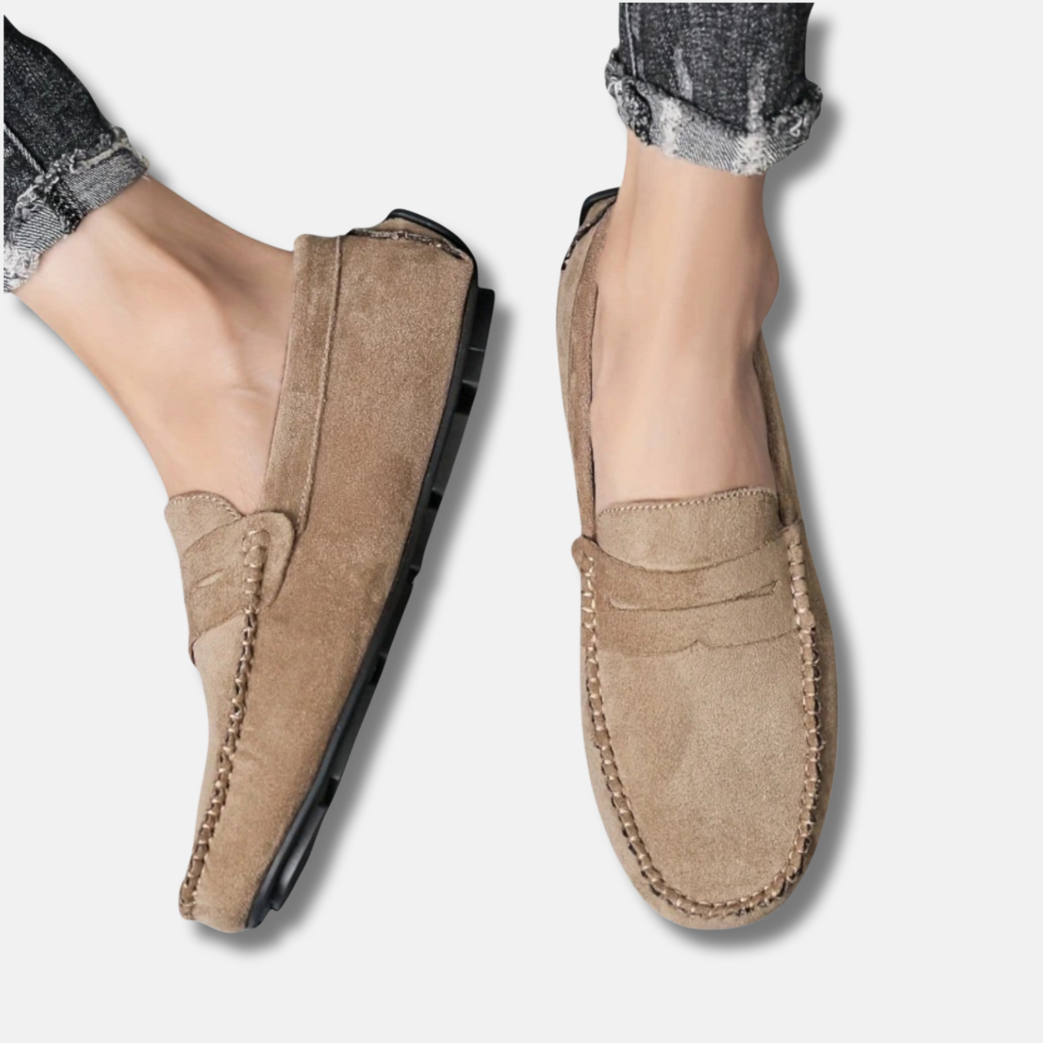 NolaKwin | Męskie Skórzane Mokasyny