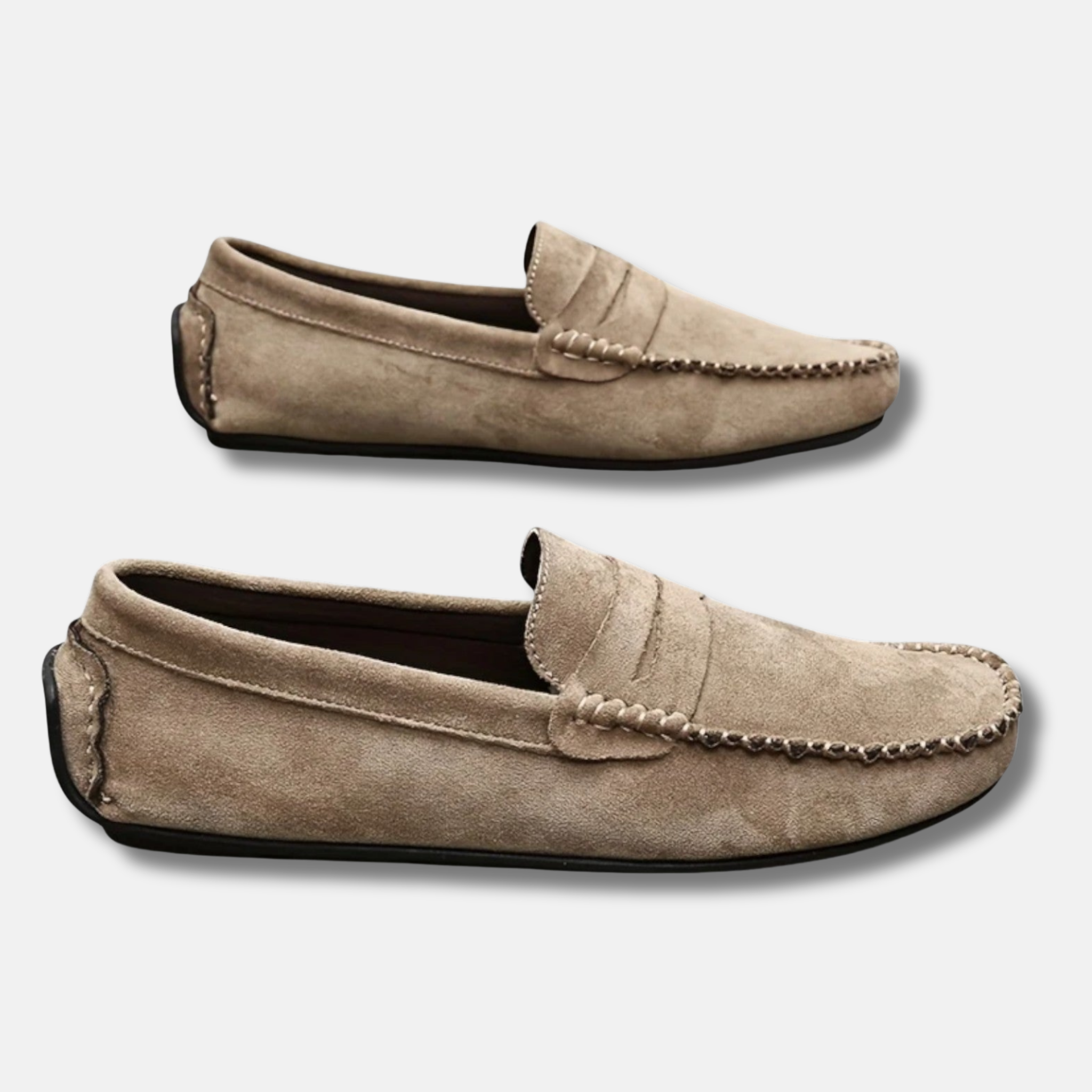 NolaKwin | Męskie Skórzane Mokasyny