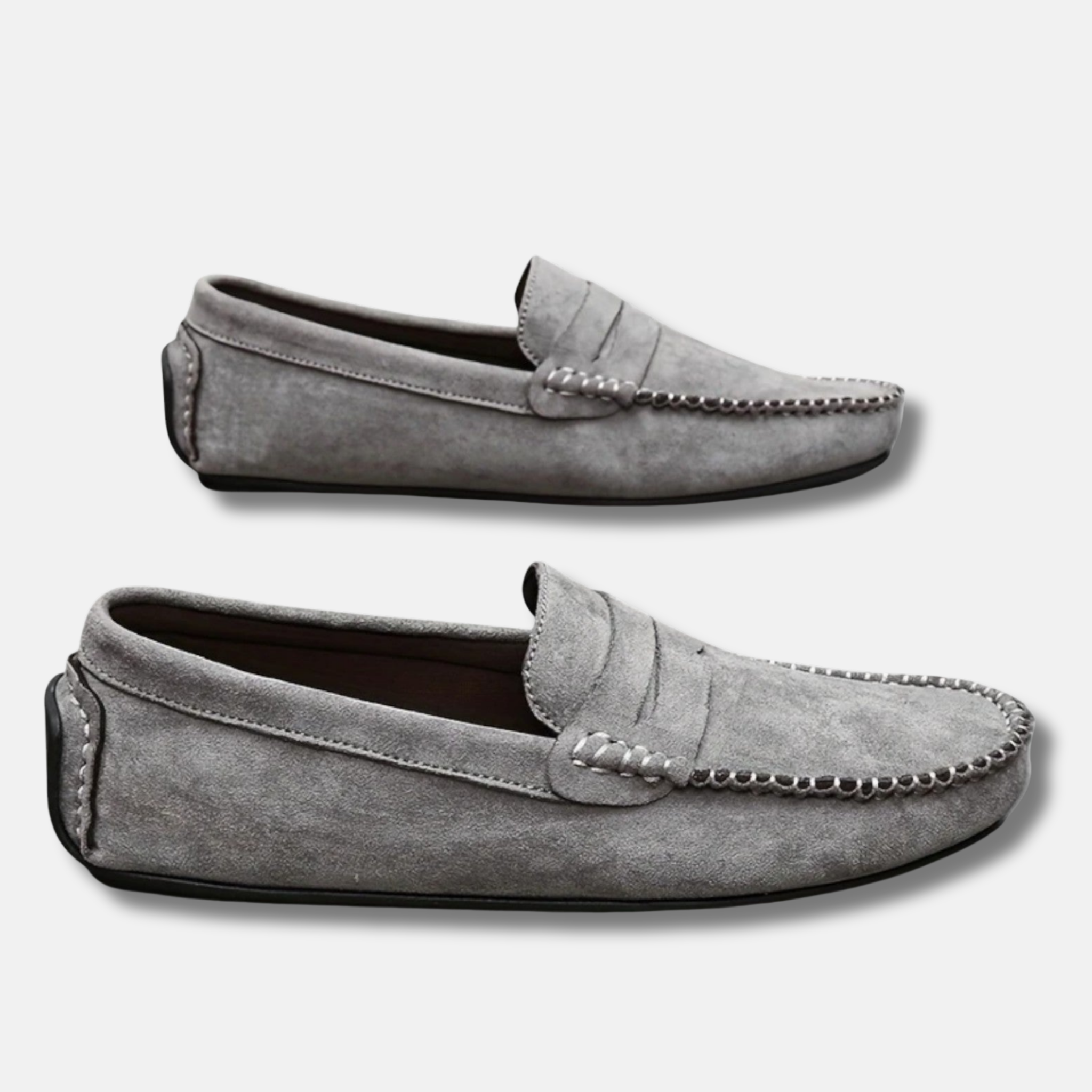 NolaKwin | Męskie Skórzane Mokasyny