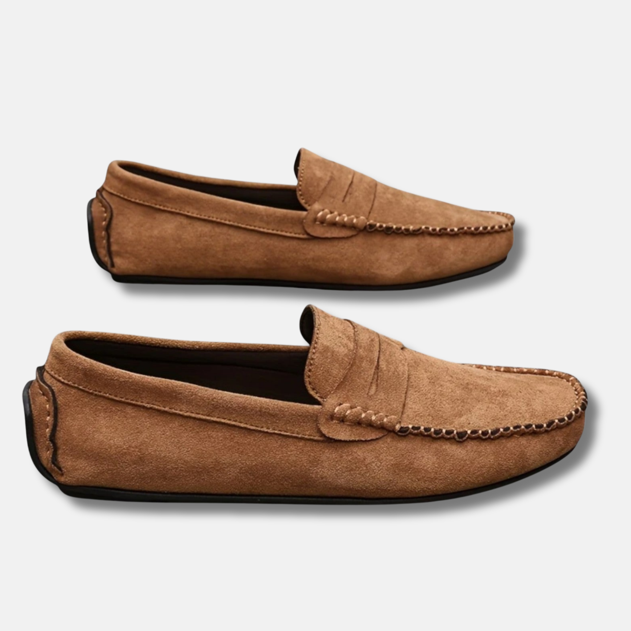 NolaKwin | Męskie Skórzane Mokasyny