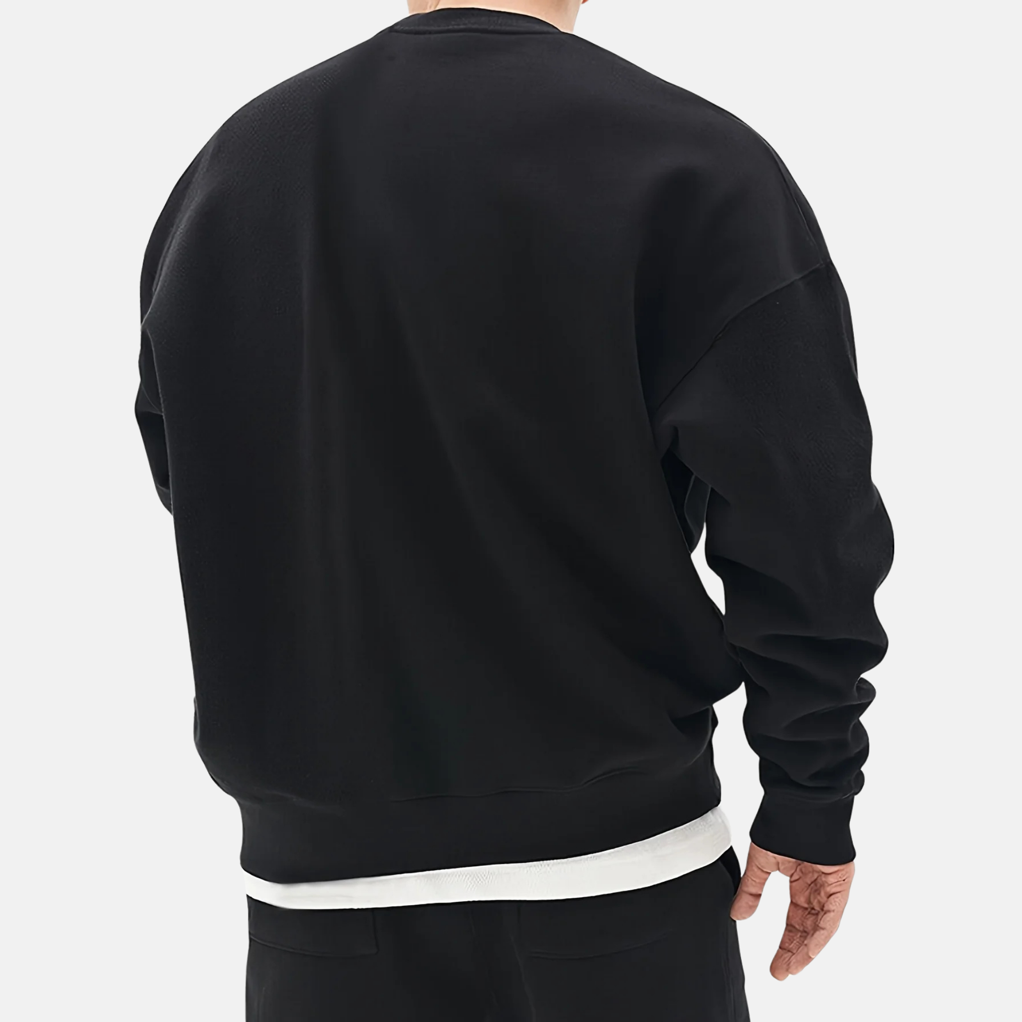 NolaKwin | Męska Moda - Nowoczesny Casual Trend - Kolorowy Gładki Sweter z Okrągłym Dekoltem