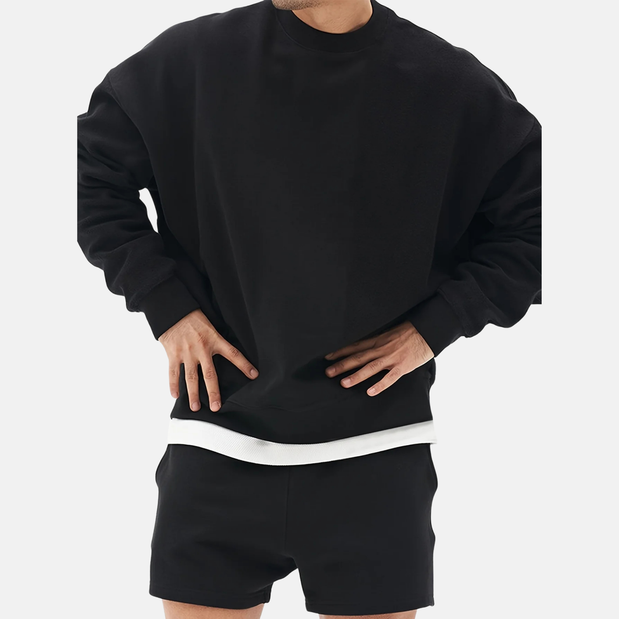 NolaKwin | Męska Moda - Nowoczesny Casual Trend - Kolorowy Gładki Sweter z Okrągłym Dekoltem