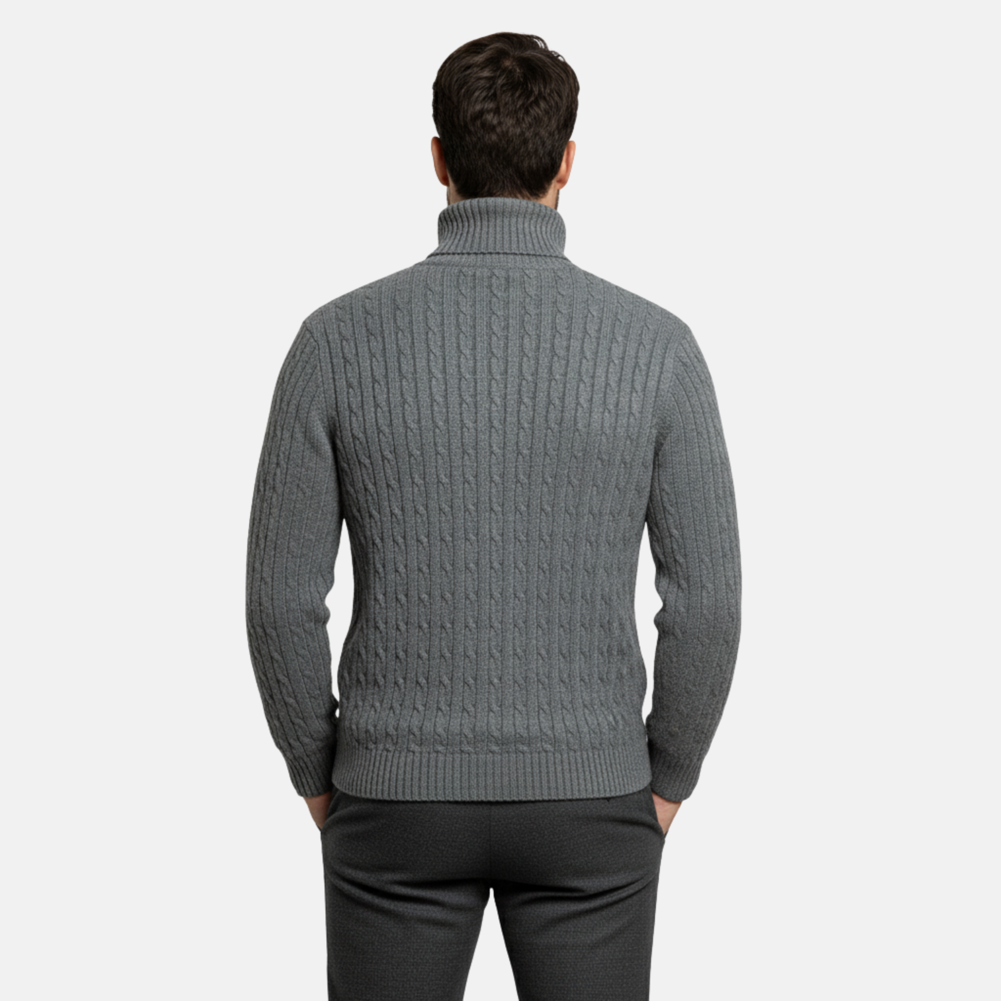 NolaKwin | Męski Golf Wełniany – Styl i Komfort na Zimowe Dni