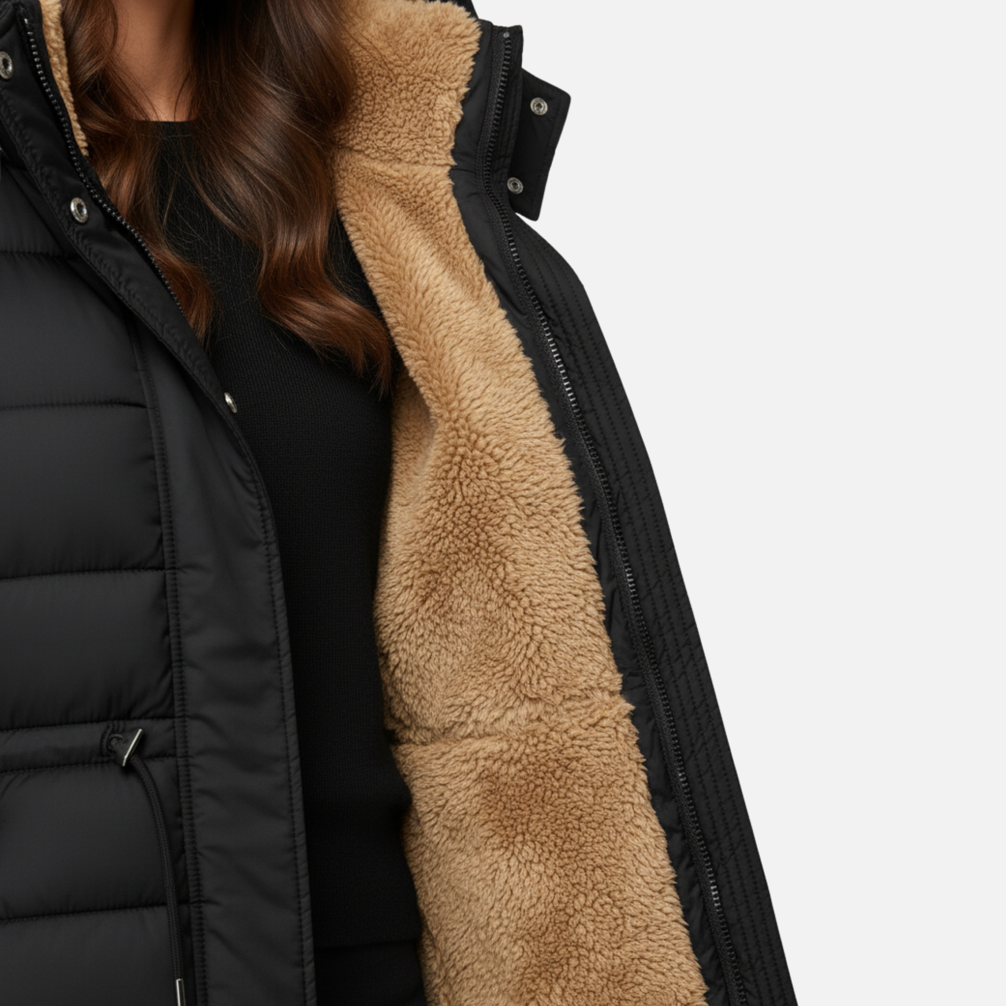 NolaKwin | Luksusowa Damska Kurtka Izolacyjna z Eleganckim Stylem