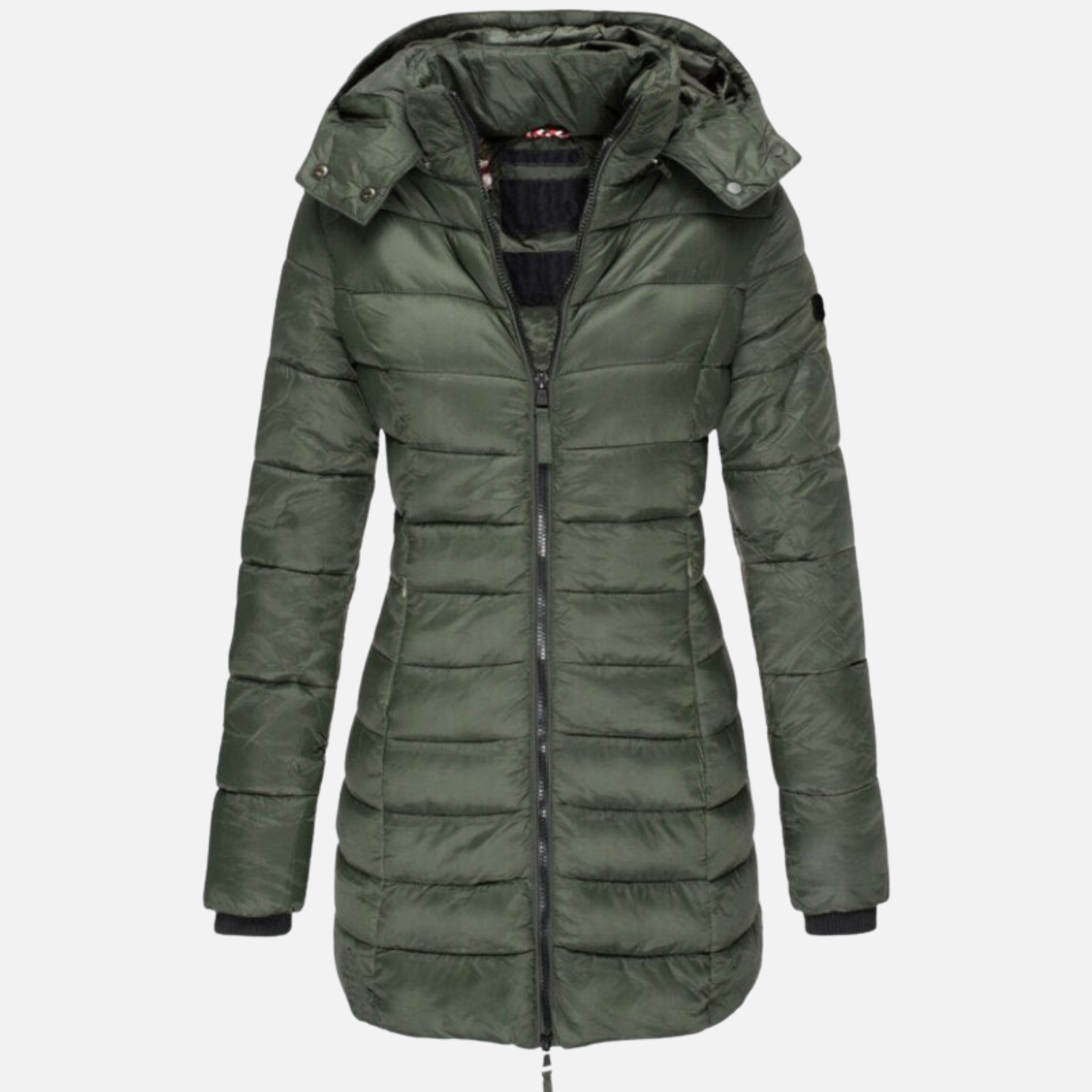 NolaKwin | Elegancki Zimowy Płaszcz do Kolan dla Kobiet – Stylowy i Ciepły na Chłodne Dni