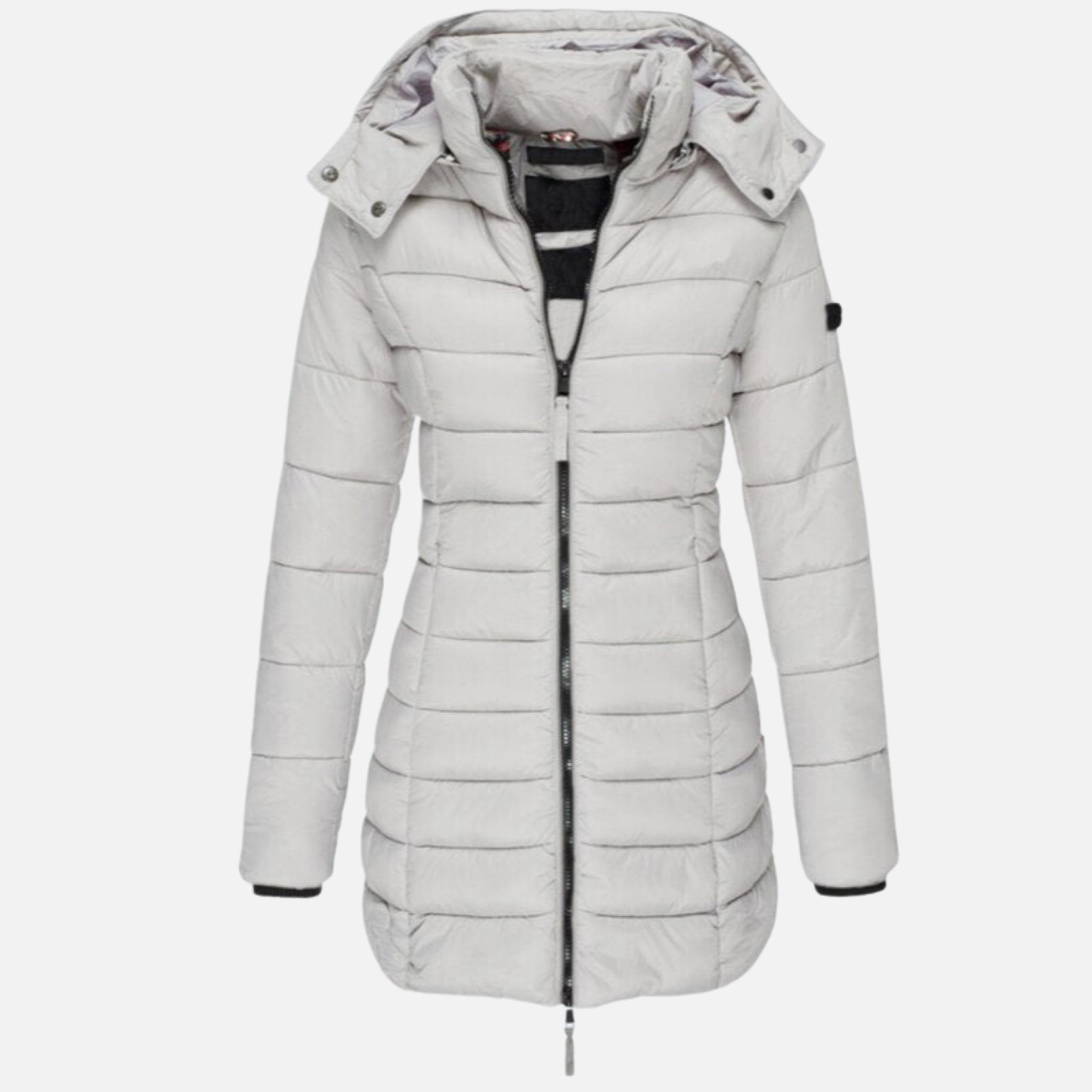 NolaKwin | Elegancki Zimowy Płaszcz do Kolan dla Kobiet – Stylowy i Ciepły na Chłodne Dni