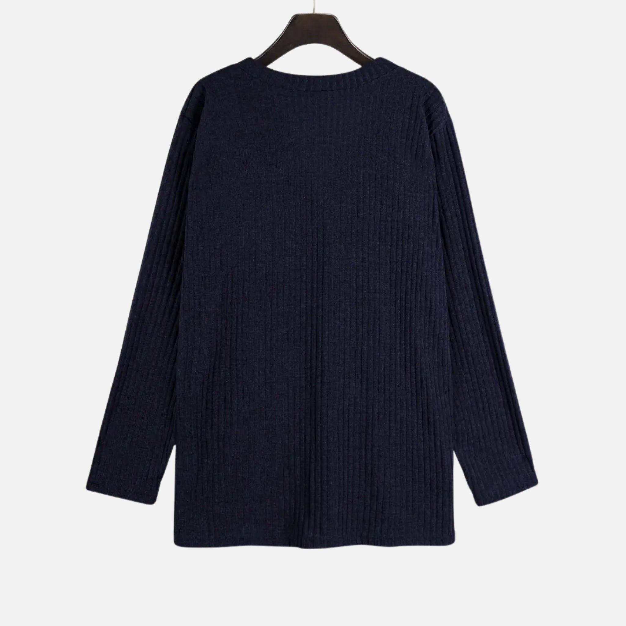 NolaKwin | Damski długi sweter z długim rękawem, otwarty, jednolity kolor – nowoczesny styl na jesień i zimę