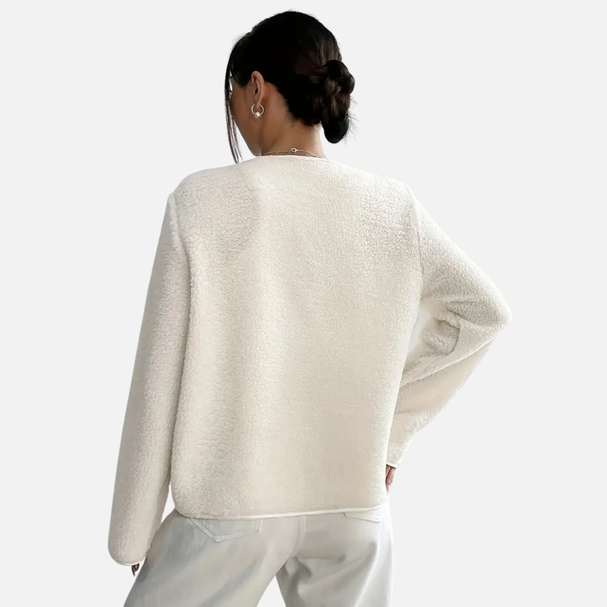 NolaKwin | Kurtka na jesień-zimę dla kobiet w rozmiarze plus - Stylowy jednolity kolor, nowoczesny design