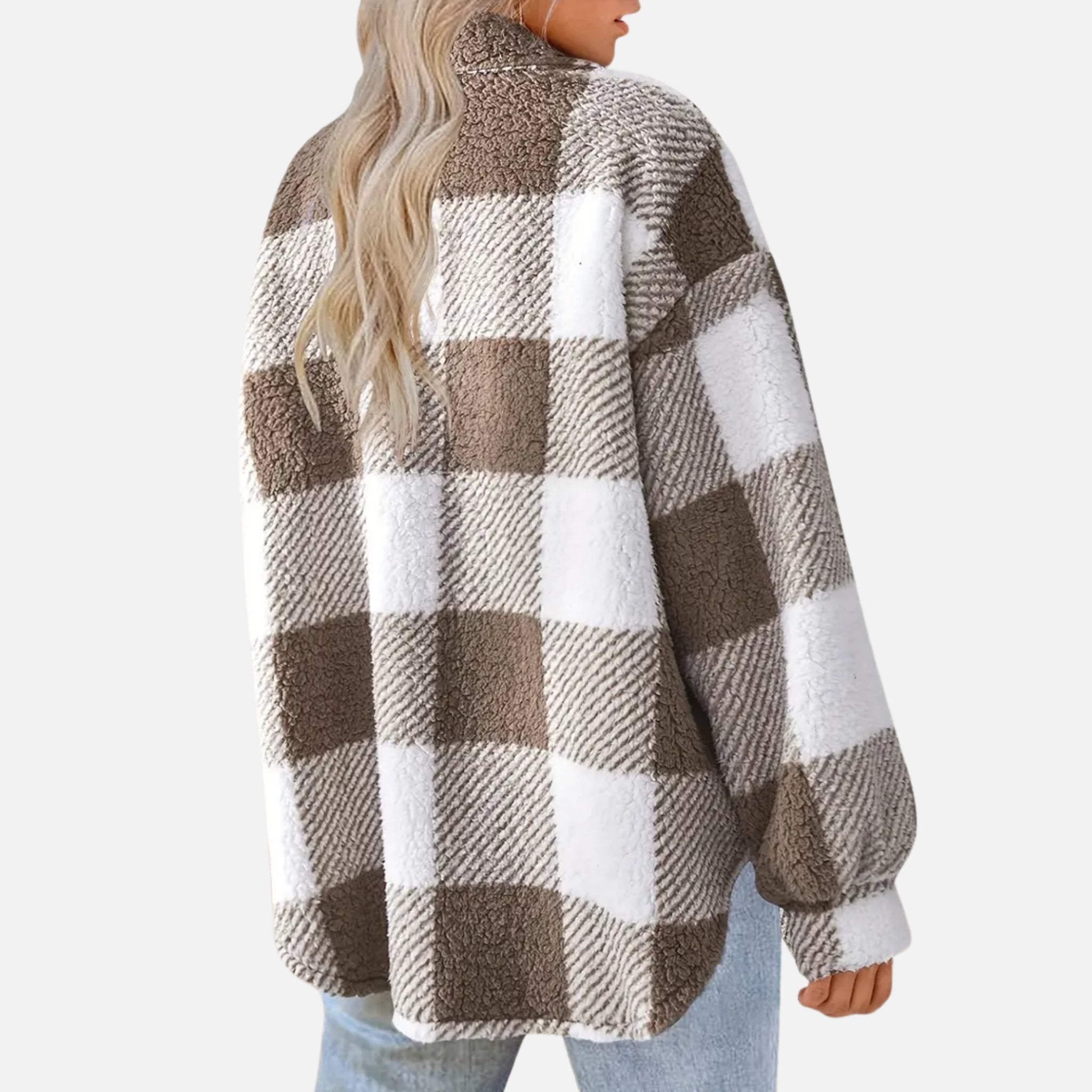 NolaKwin | Elastyczna Zimowa Kurtka Wysoka Elastyczność Długa Pluszowa Zimowa Kurtka