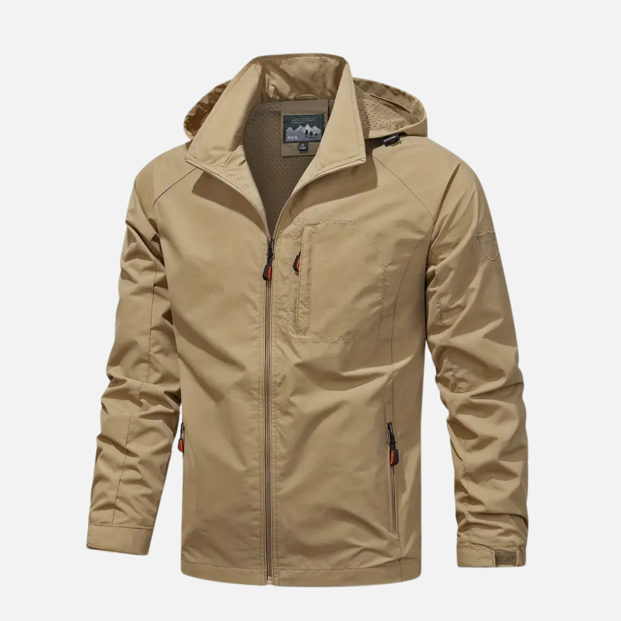 NolaKwin | Męska Taktyczna Kurtka Przeciwdeszczowa - Wodoodporna Kurtka Campingowa do Wędkowania i Wędrówek