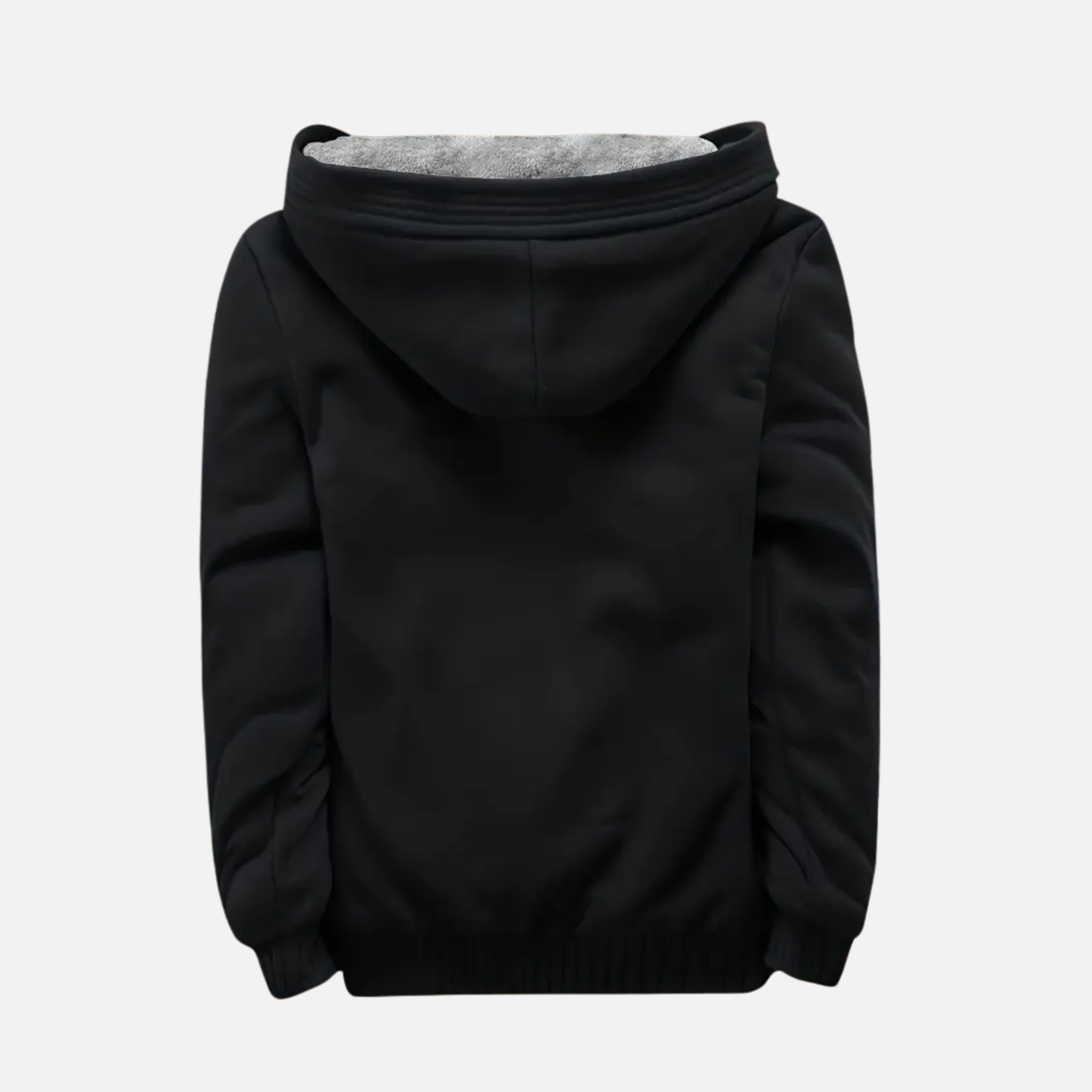 NolaKwin | Męska kurtka z kapturem z ciepłej wełny, zapinana na zamek, idealna na sezon jesień-zima.