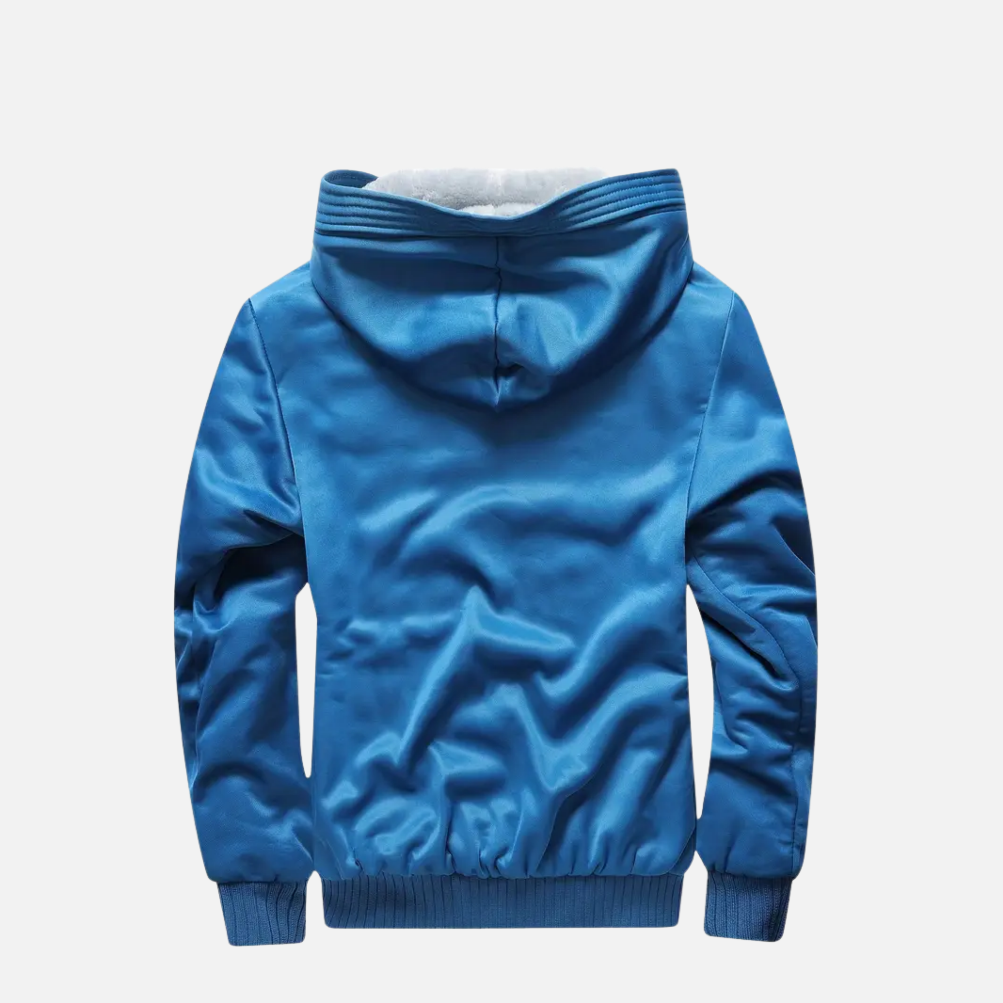 NolaKwin | Męska kurtka z kapturem z ciepłej wełny, zapinana na zamek, idealna na sezon jesień-zima.