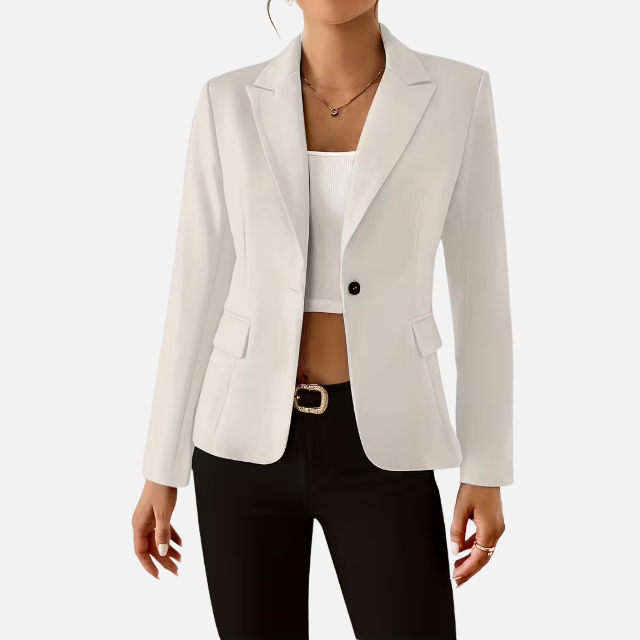 NolaKwin | Damska dopasowana marynarka z wygodnym fasonem