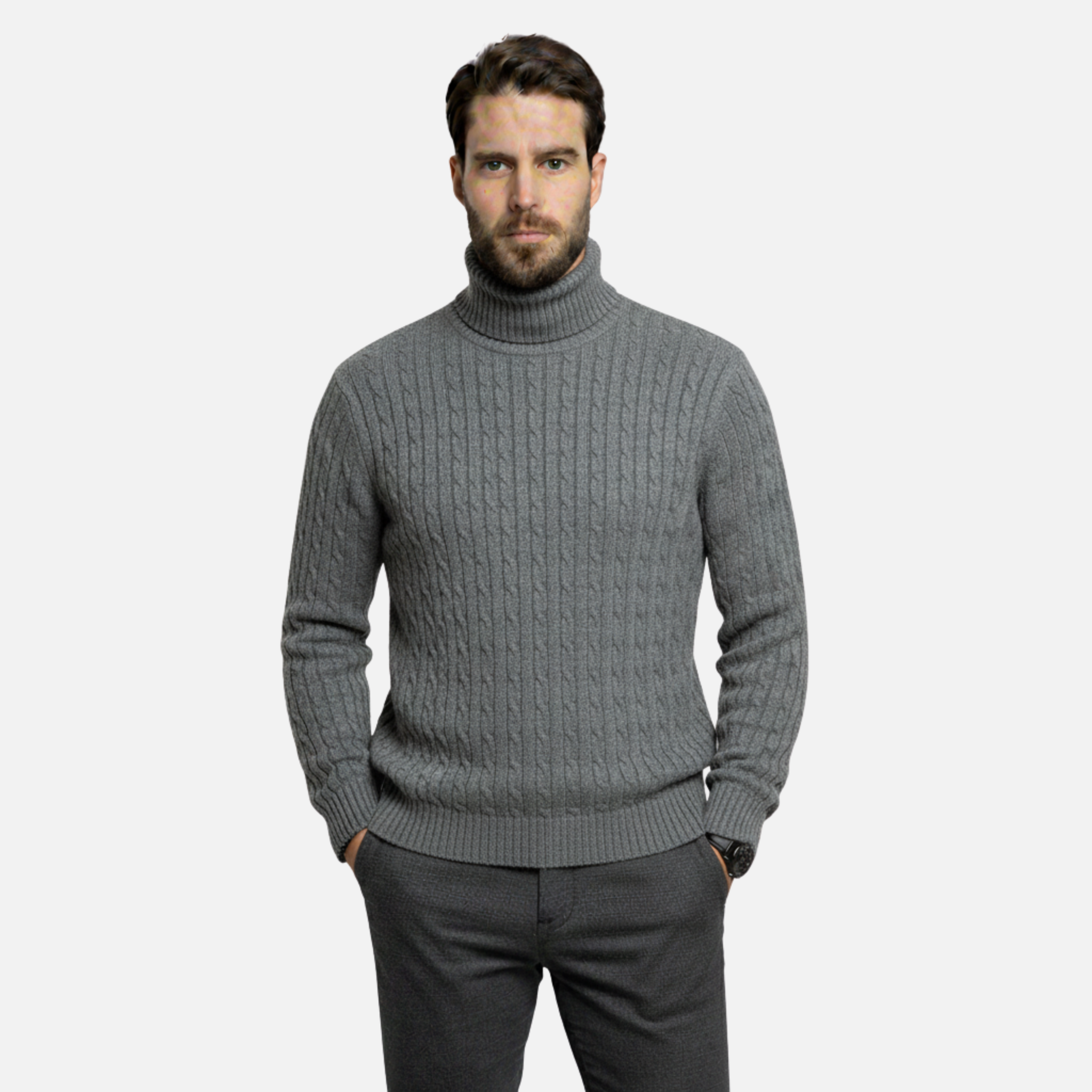 NolaKwin | Męski Golf Wełniany – Styl i Komfort na Zimowe Dni