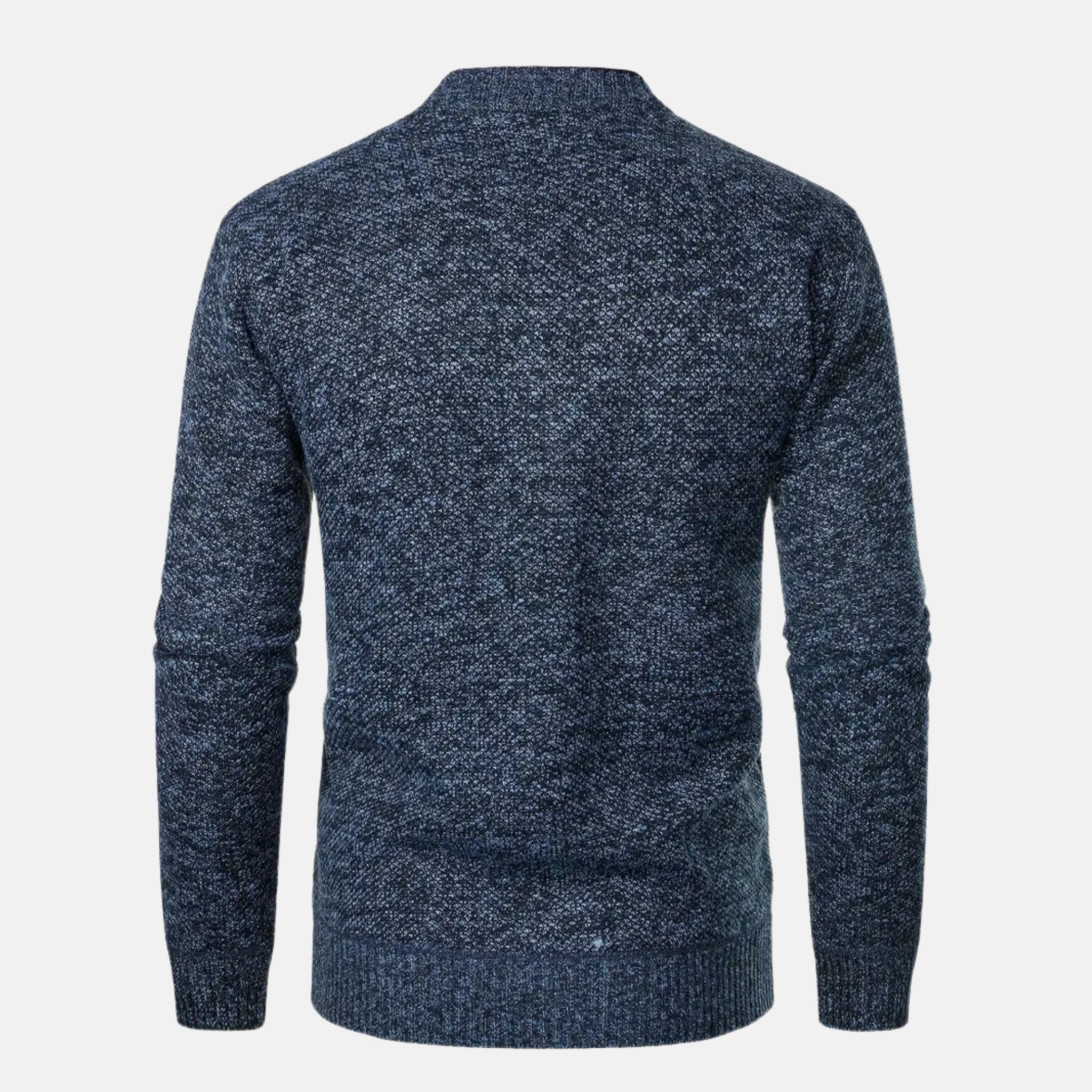 NolaKwin | Męski Gruby Sweter na Jesień i Zimę z Dekoltem w Serek