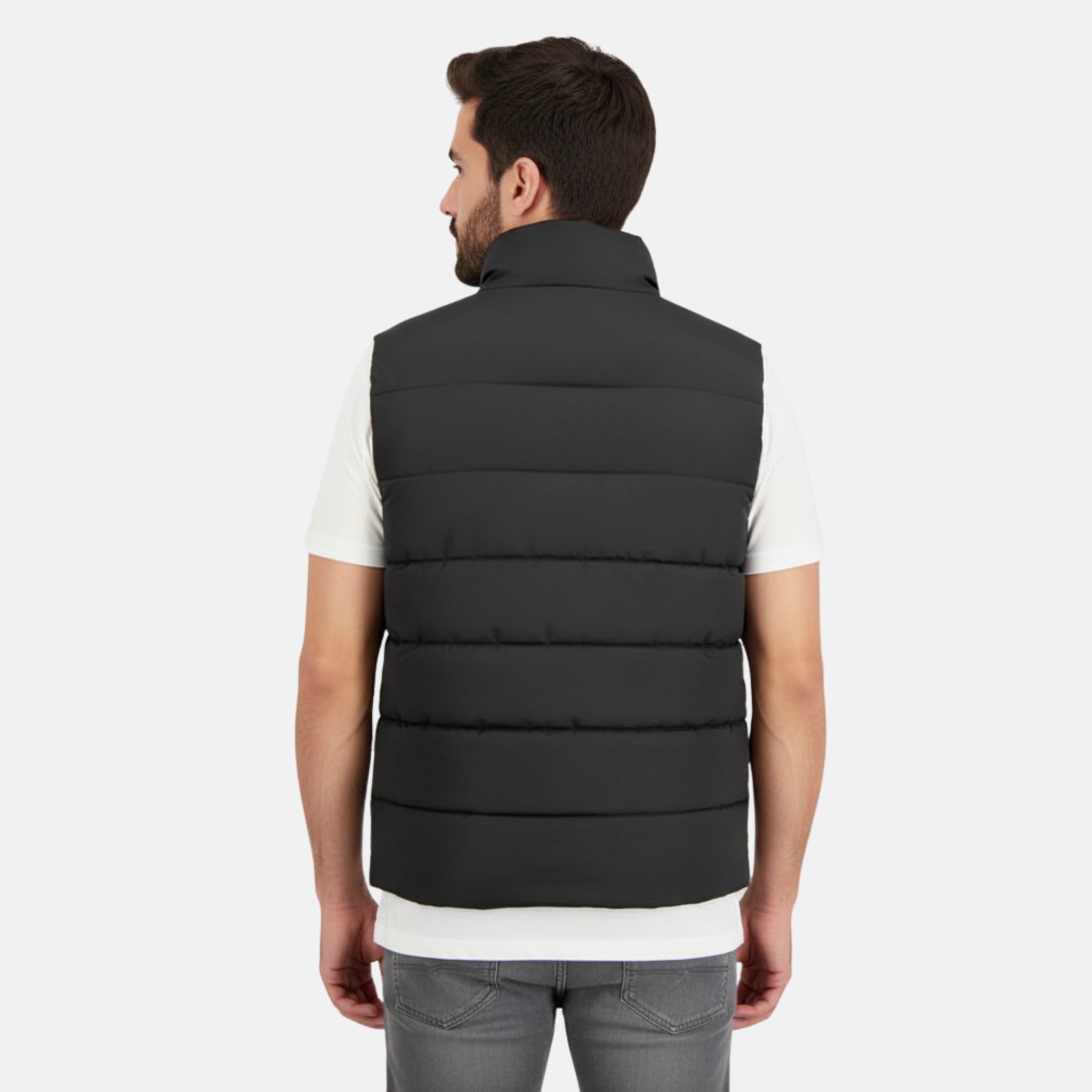 NolaKwin | Męska wodoodporna kamizelka ocieplana bez rękawów z zamkiem - doskonała na zimowe i jesienne dni