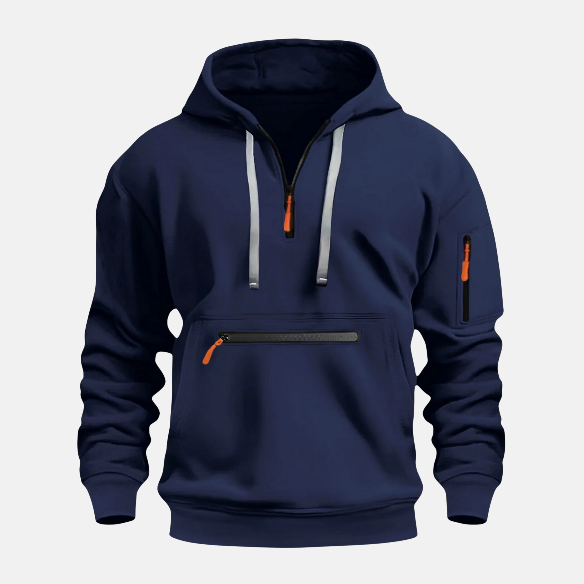 NolaKwin | Męska Bluza z Kapturem – Heritage Zipper Hoodie