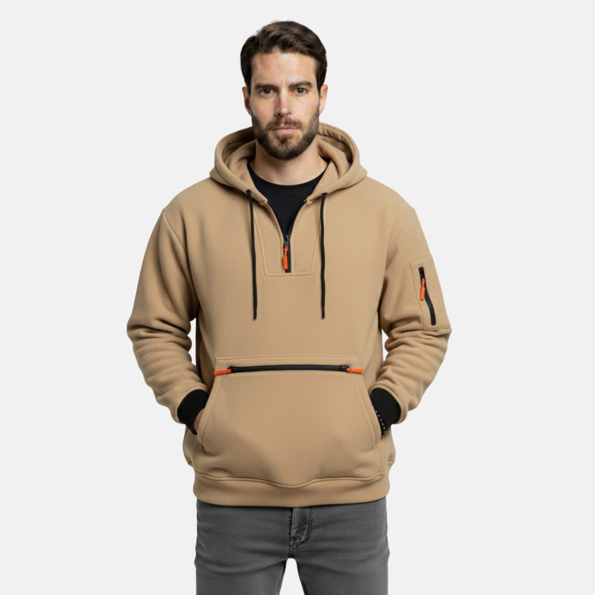 NolaKwin | Męska Bluza z Kapturem – Heritage Zipper Hoodie