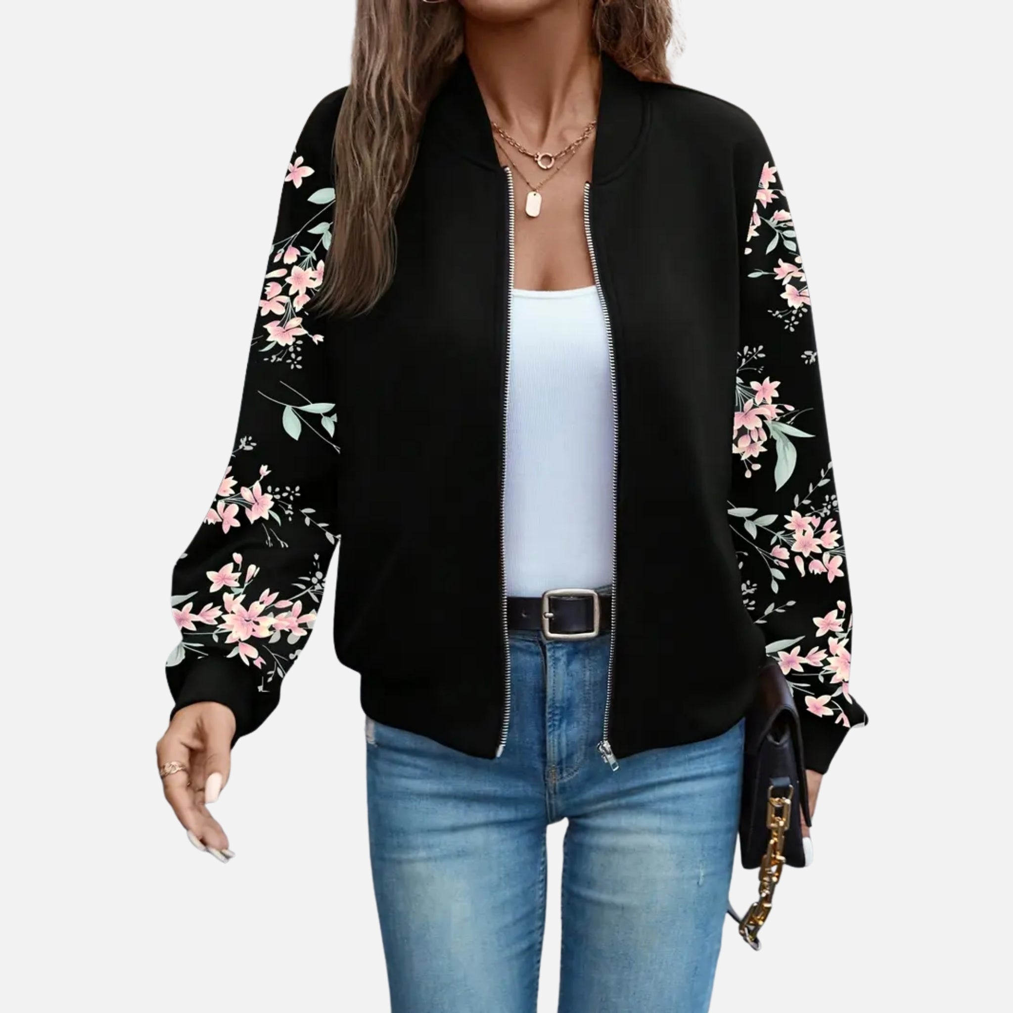 NolaKwin | Kurtka z długim rękawem dla kobiet w rozmiarze plus - Elegancka odzież sportowa na co dzień