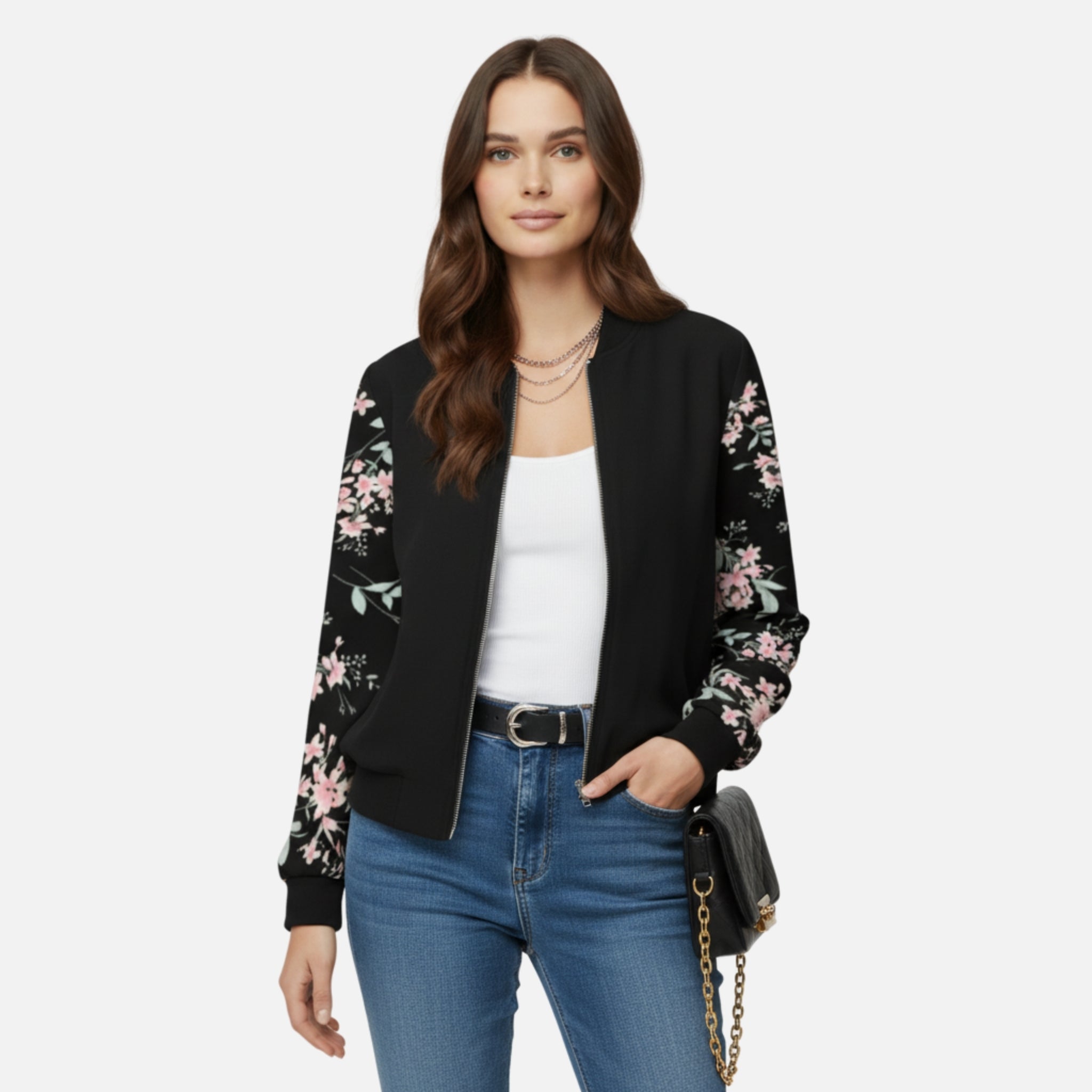 NolaKwin | Kurtka z długim rękawem dla kobiet w rozmiarze plus - Elegancka odzież sportowa na co dzień