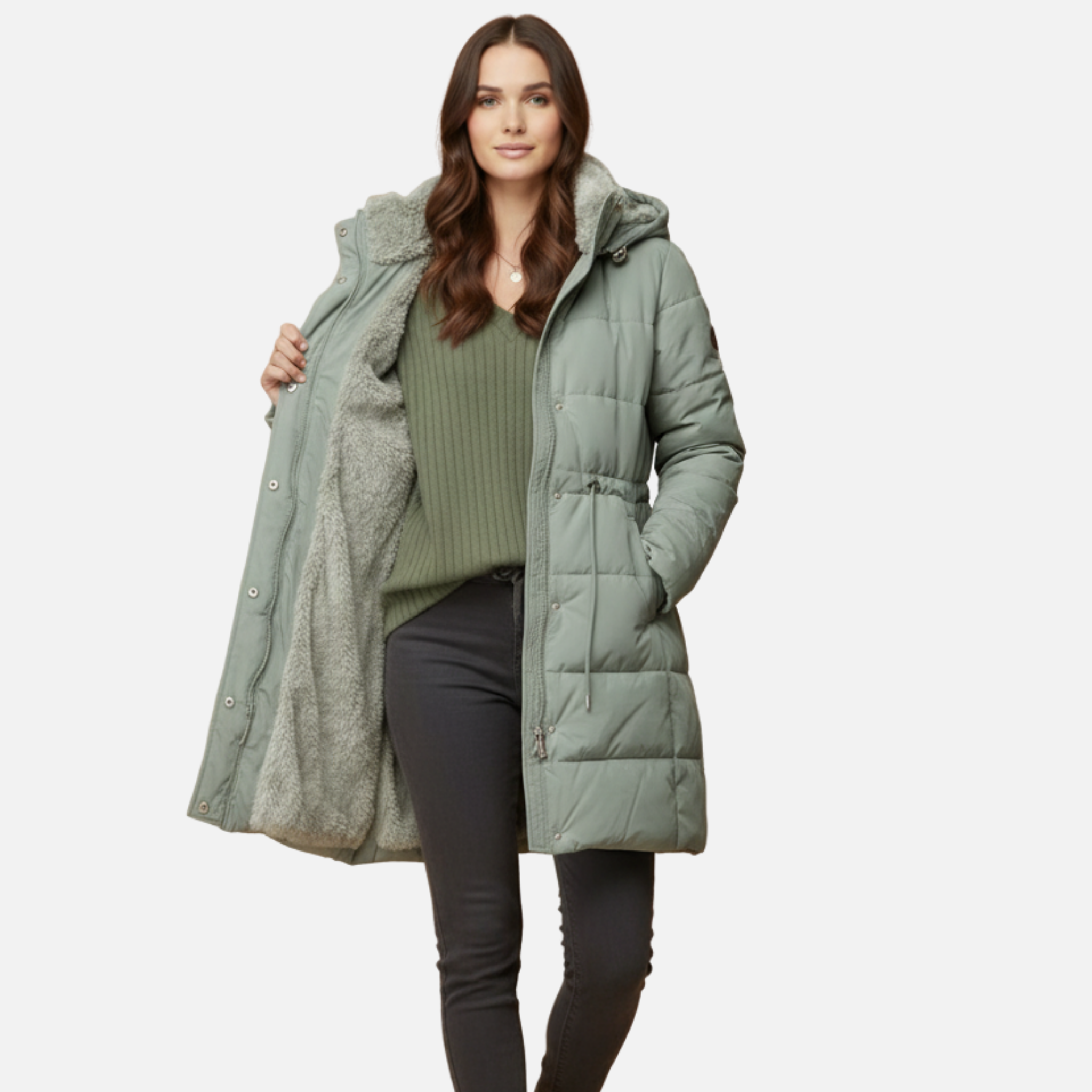 NolaKwin | Luksusowa Damska Kurtka Izolacyjna z Eleganckim Stylem