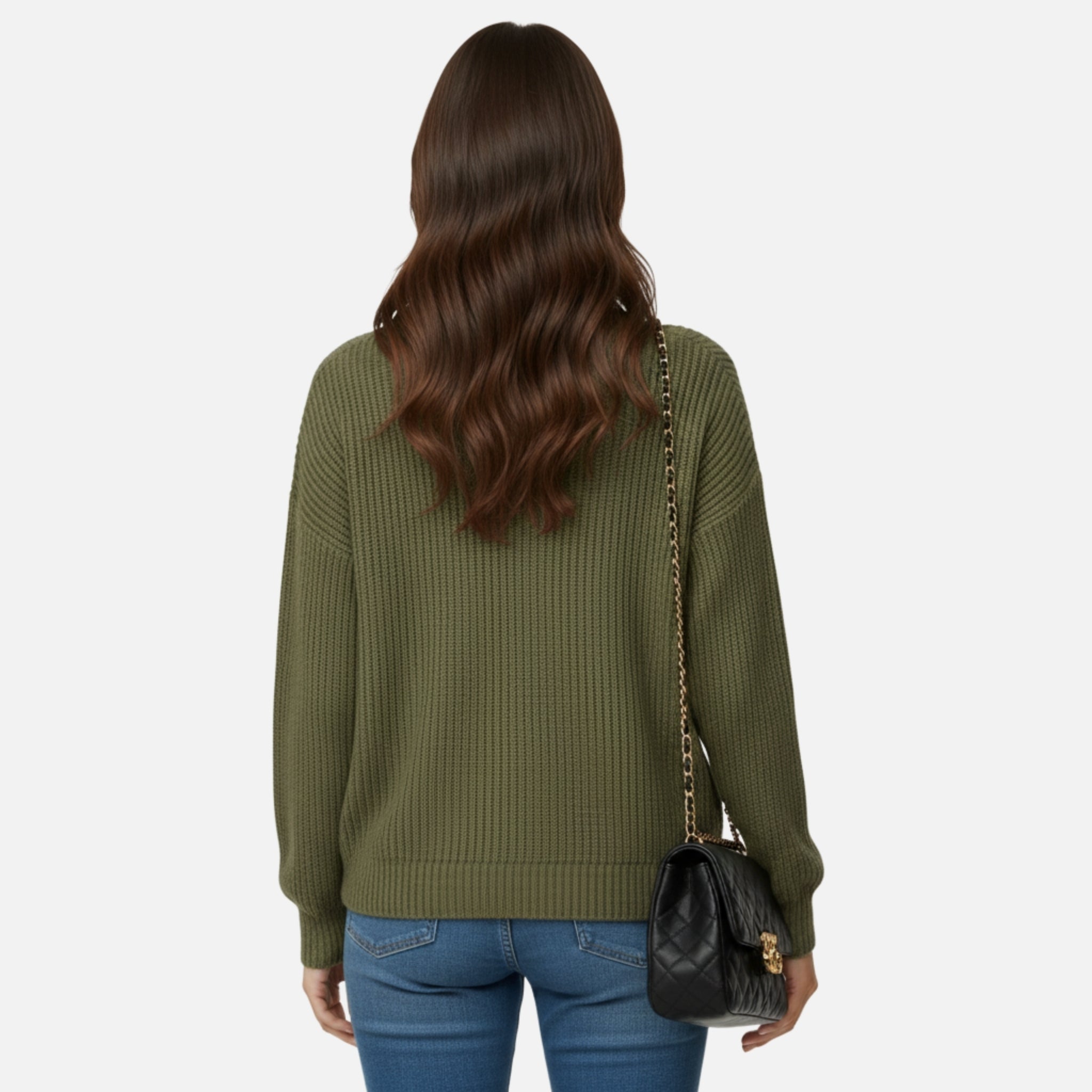 NolaKwin | Gładkie bluzki z długim rękawem i dekoltem w serek – idealne na ciepło i komfort