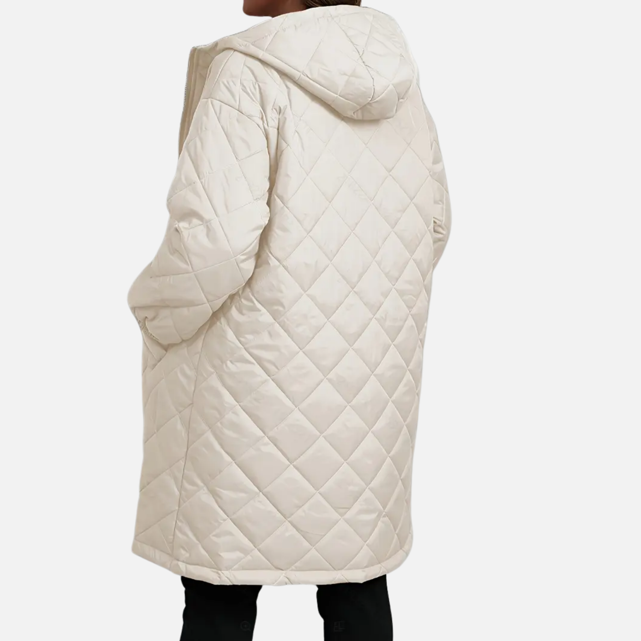 NolaKwin | Kobieca Zimowa Kurtka z Kapturem - Ciepła Parka z Wełnianą Izolacją