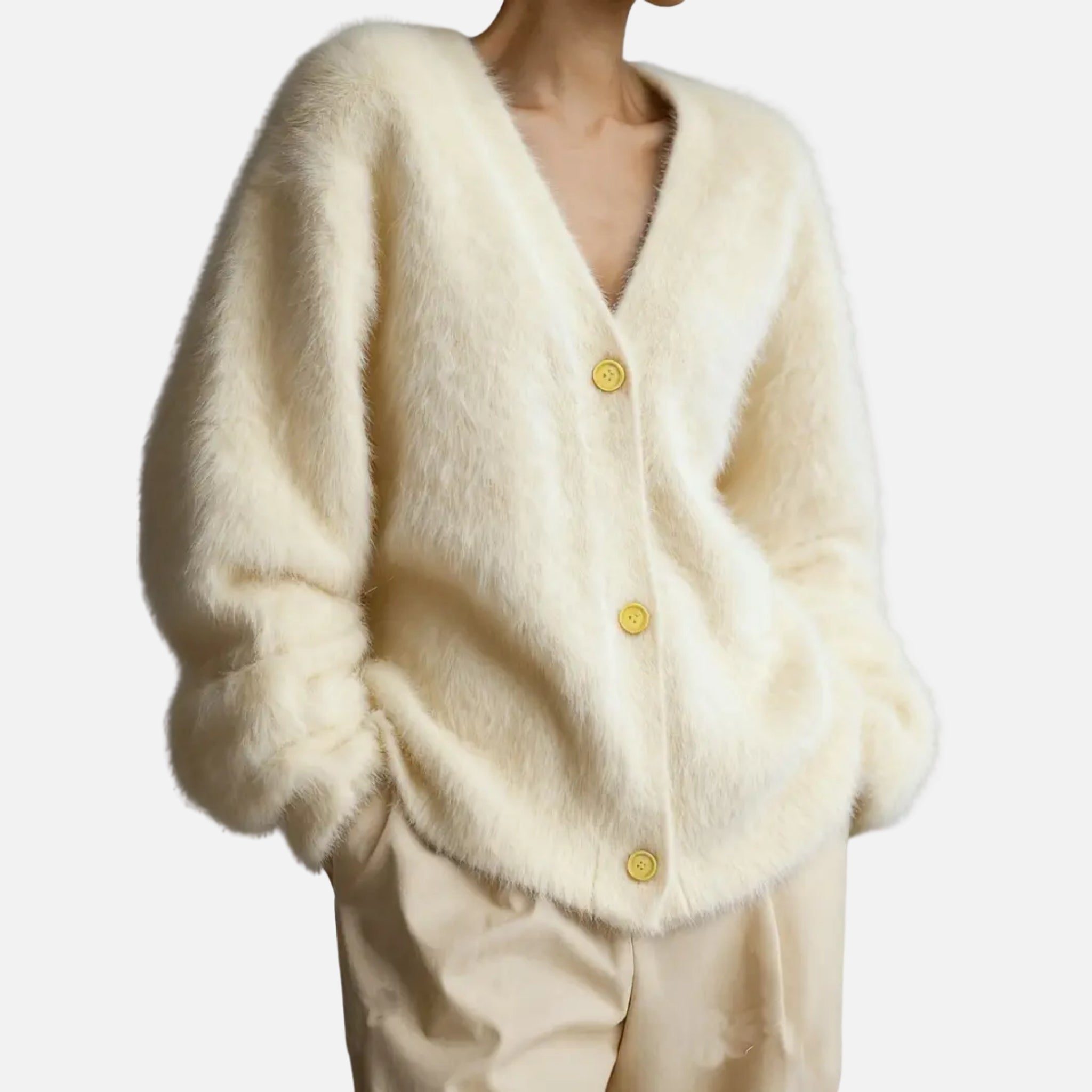 NolaKwin | Kurtka couture z wełny dla kobiet