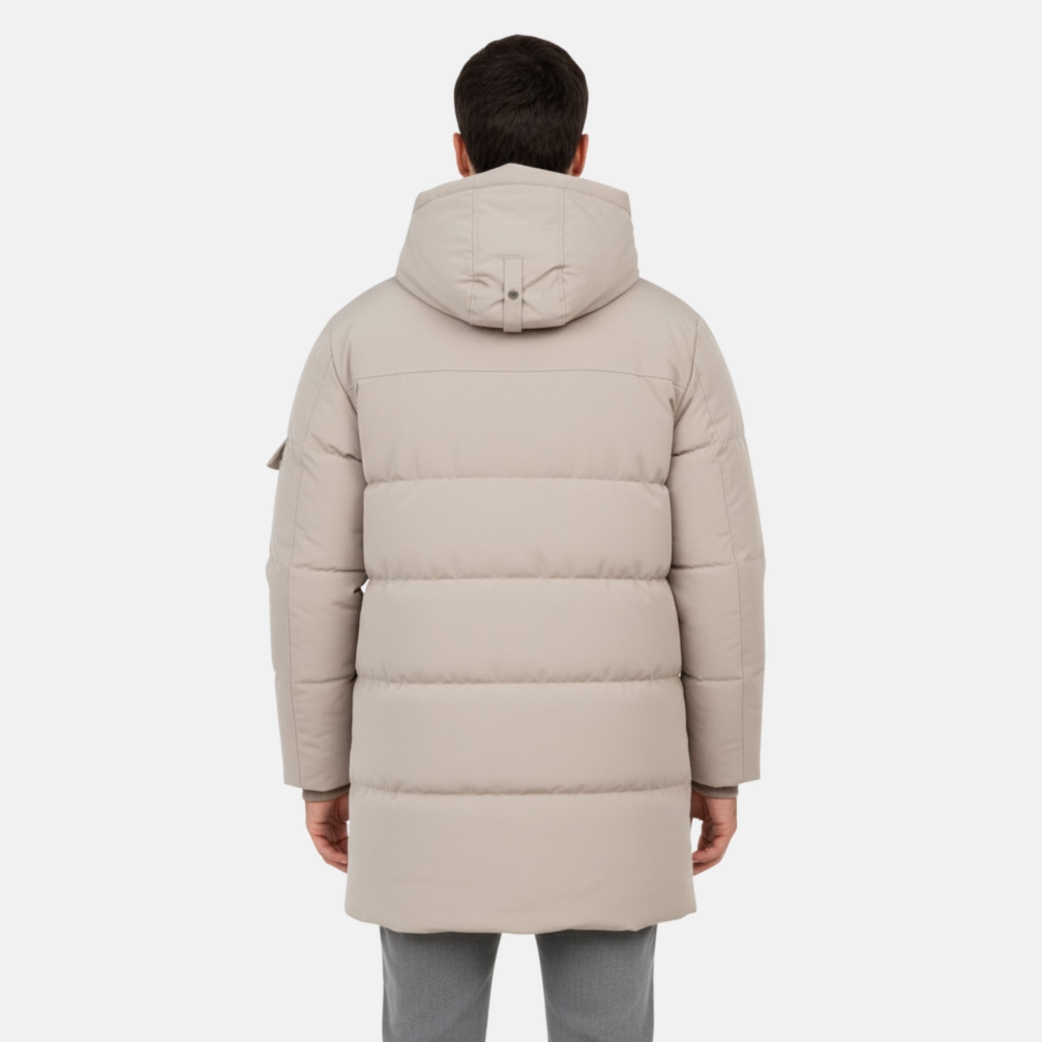 NolaKwin | Męska kurtka puchowa z długim rękawem na zimę