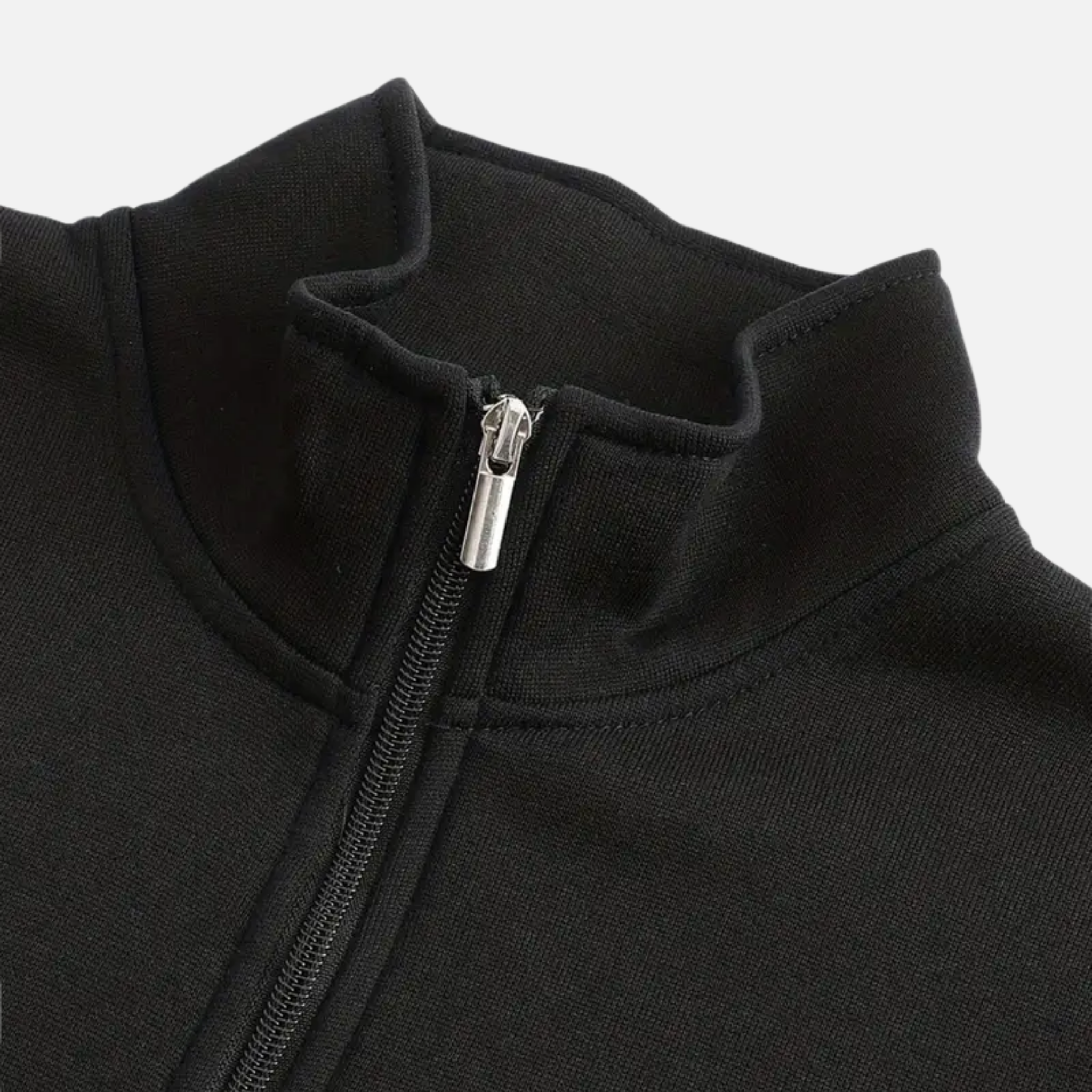 NolaKwin | Męska Jesienna Kurtka z Długim Rękawem i Zamkiem - Ciepła, Jednolita Kolorystyka