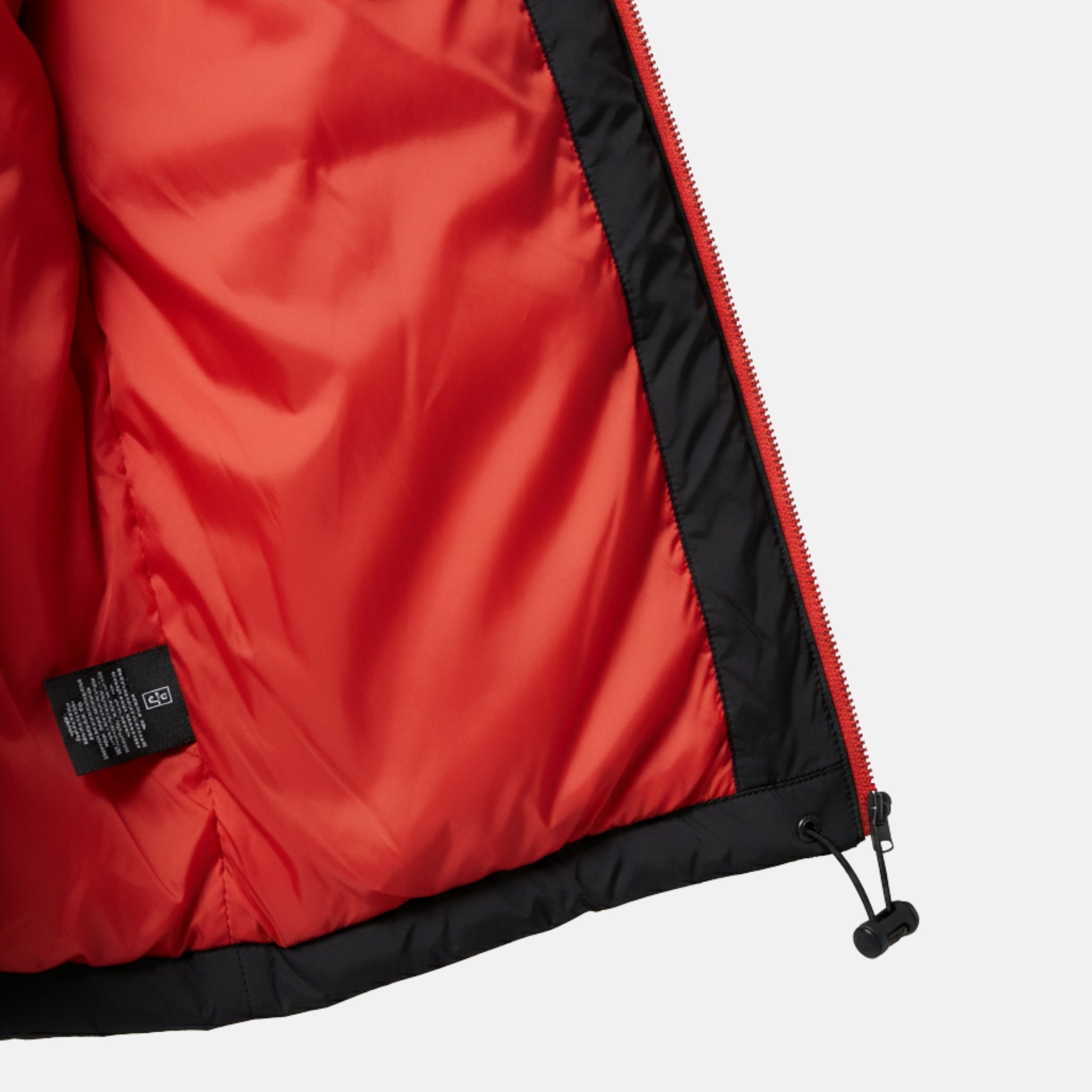 NolaKwin | Męska Kurtka Puchowa w Luźnym Kroju z Stojącym Kołnierzem i Zapięciem na Zamek