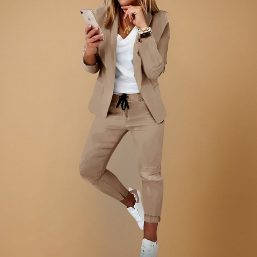 Stylowy zestaw blazerów stretch dla kobiet - Idealny na każdą porę roku