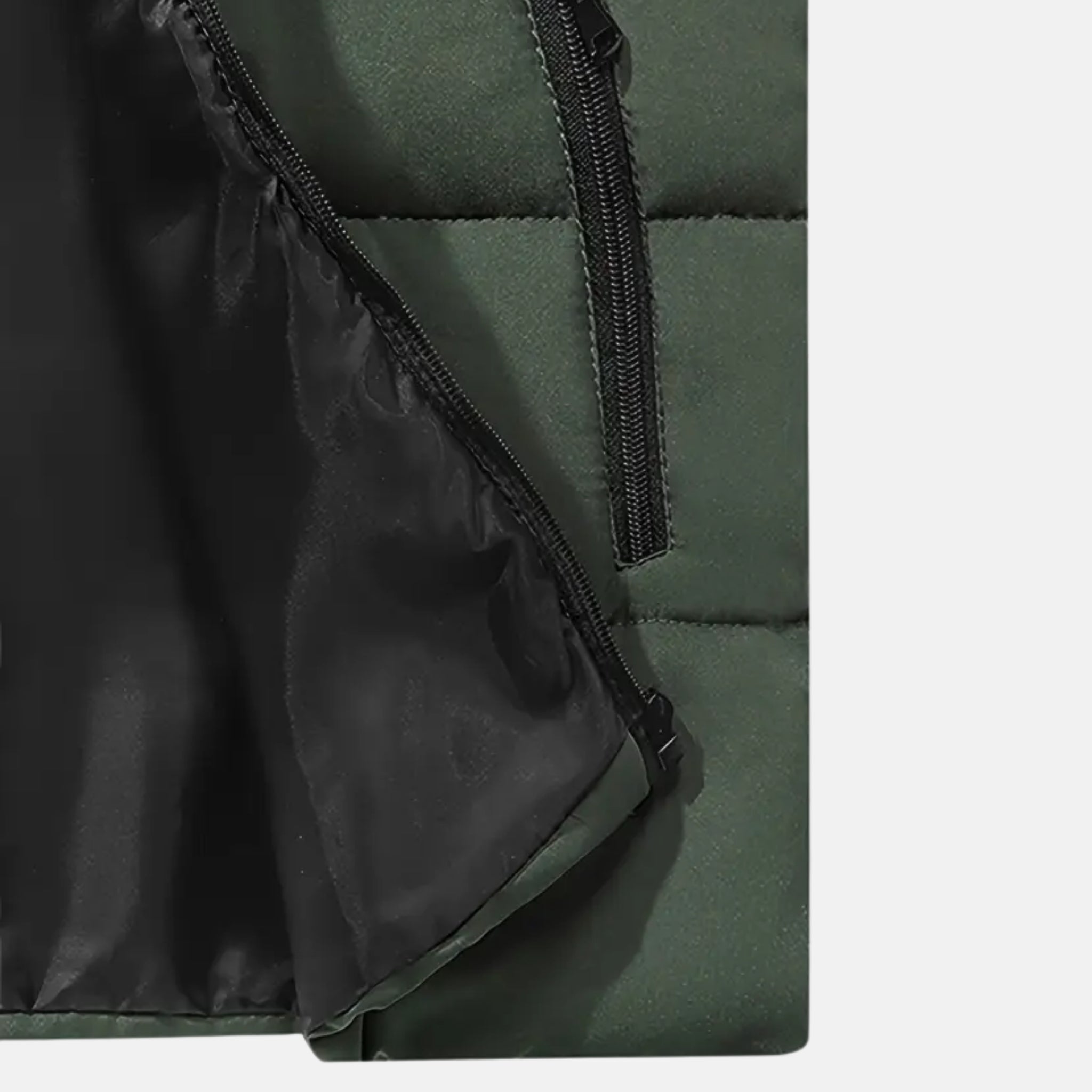 NolaKwin | Męska wodoodporna kamizelka ocieplana bez rękawów z zamkiem - doskonała na zimowe i jesienne dni