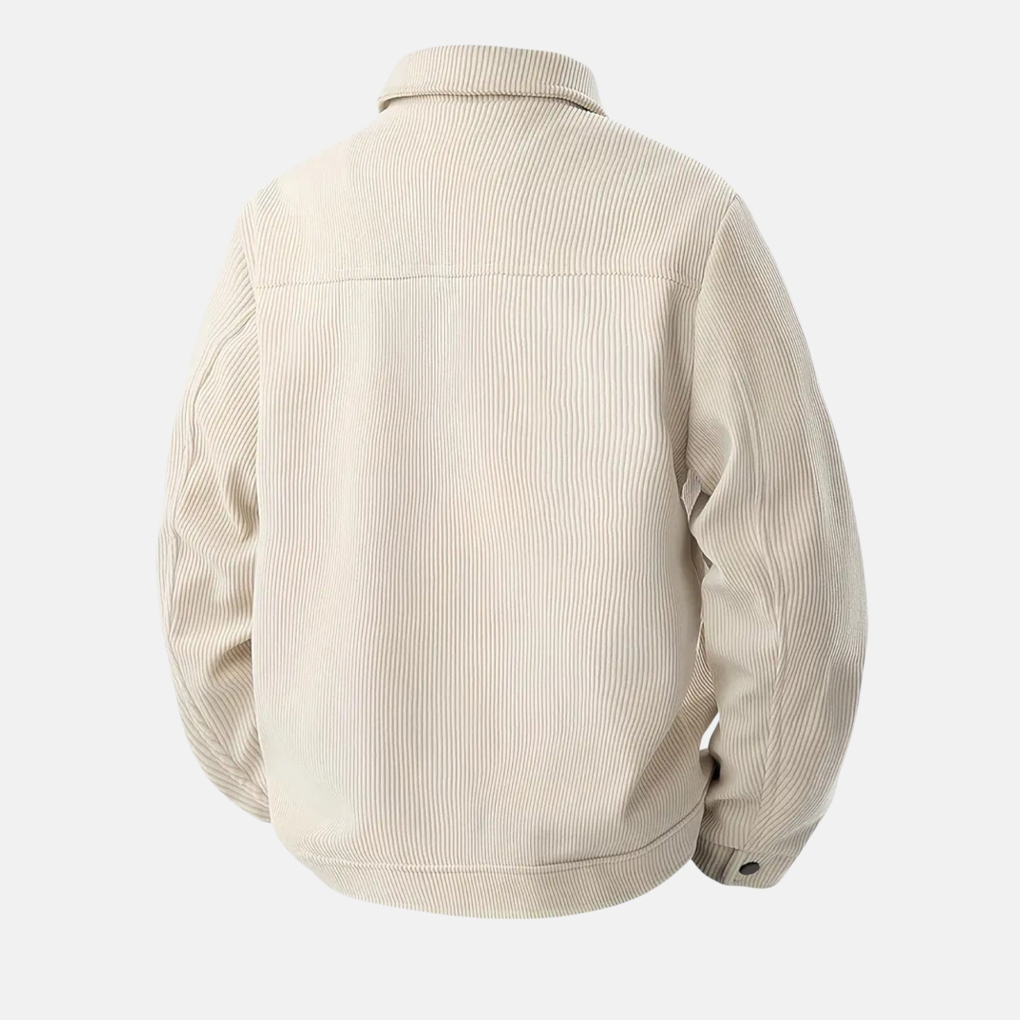 NolaKwin | Klasyczna męska kurtka z kordurowej tkaniny