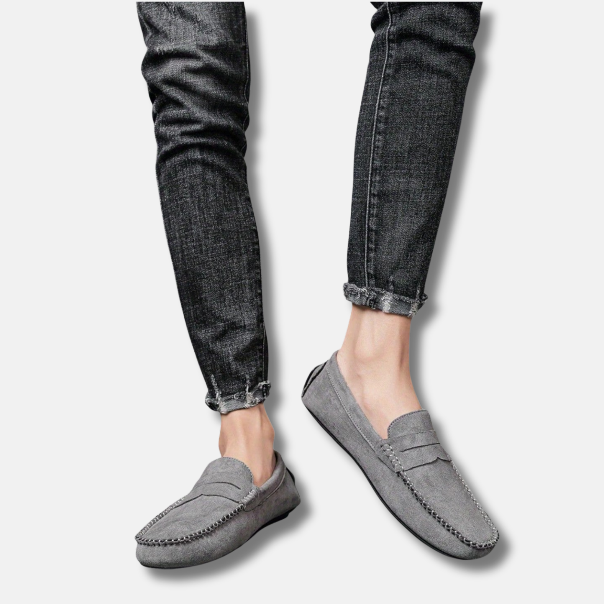 NolaKwin | Męskie Skórzane Mokasyny