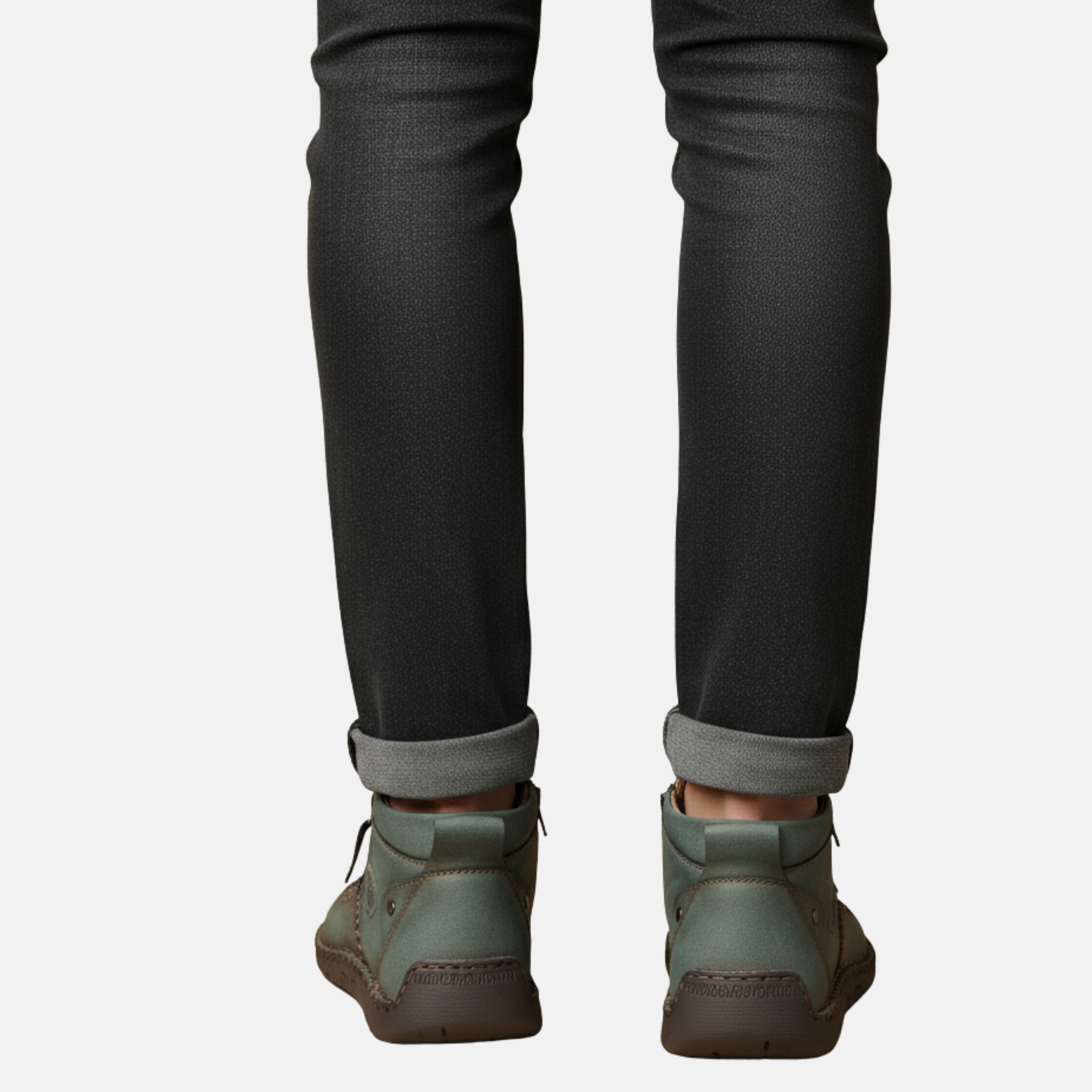 NolaKwin | Klasyczne Męskie Sneakersy z Ręcznie Wykonanej Skóry z Zamkiem, Oddychające, Idealne na Outdoor i Casual