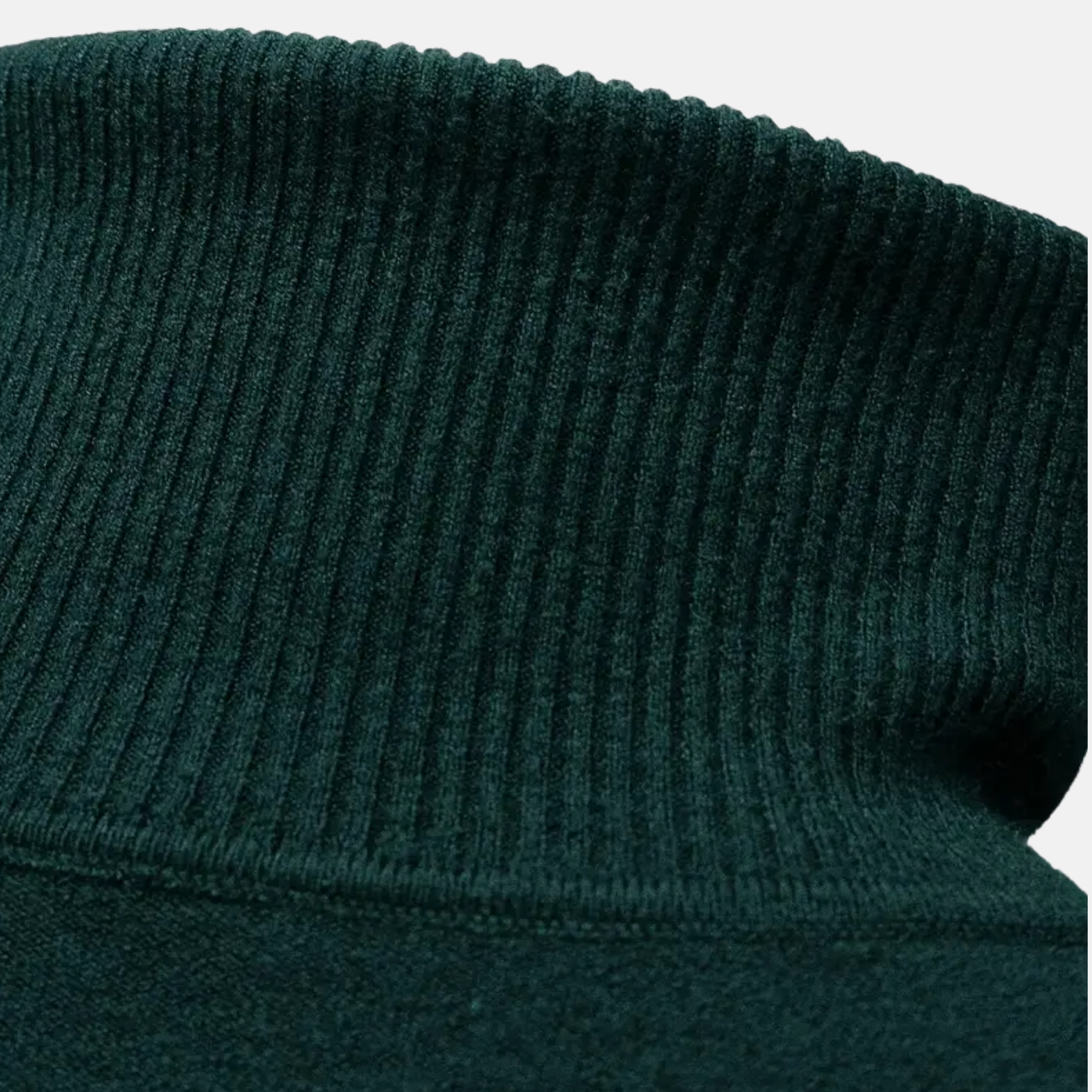 NolaKwin | Męskie T-shirty z Wysokim Kołnierzem - Gładkie, Slim Fit, Długie Rękawy