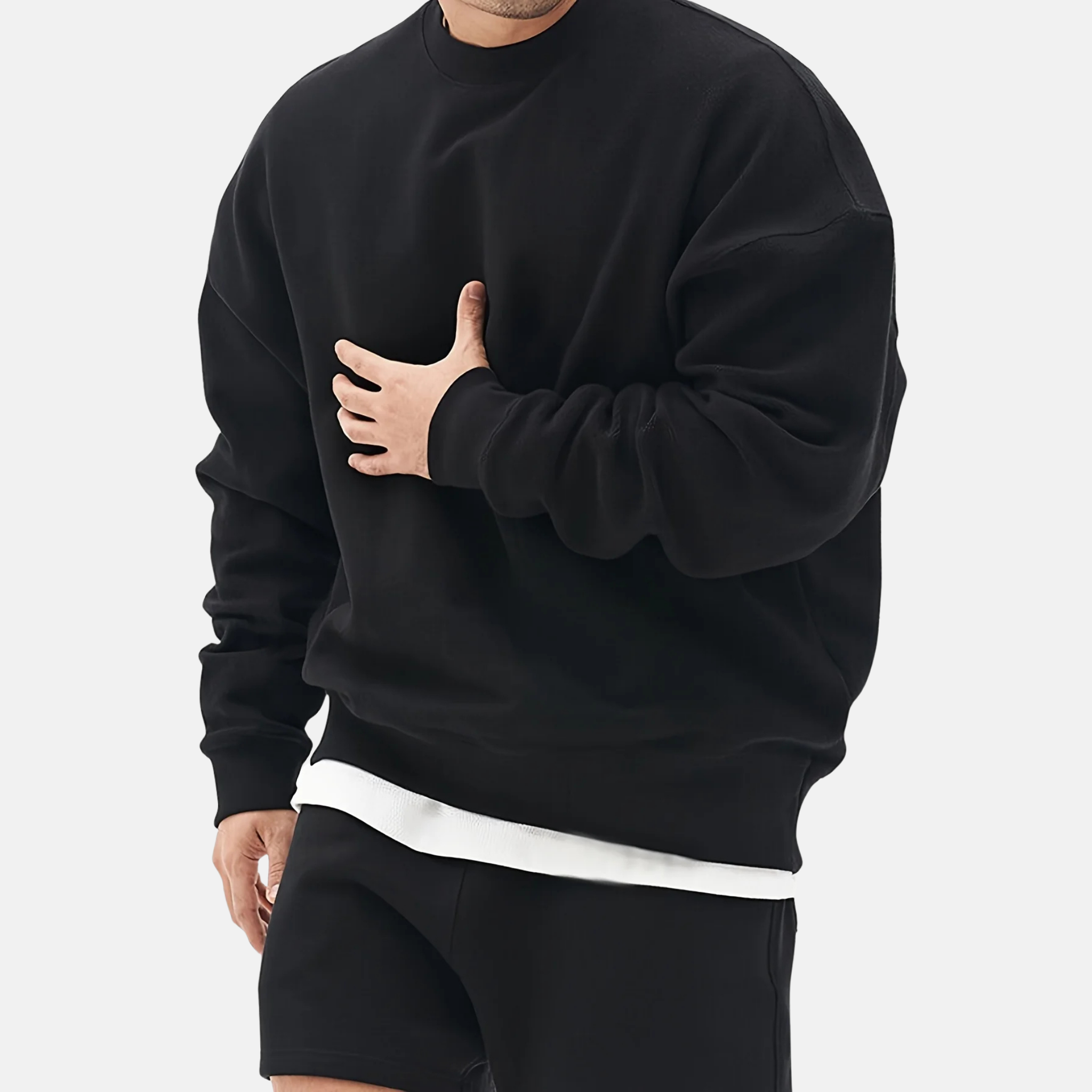 NolaKwin | Męska Moda - Nowoczesny Casual Trend - Kolorowy Gładki Sweter z Okrągłym Dekoltem