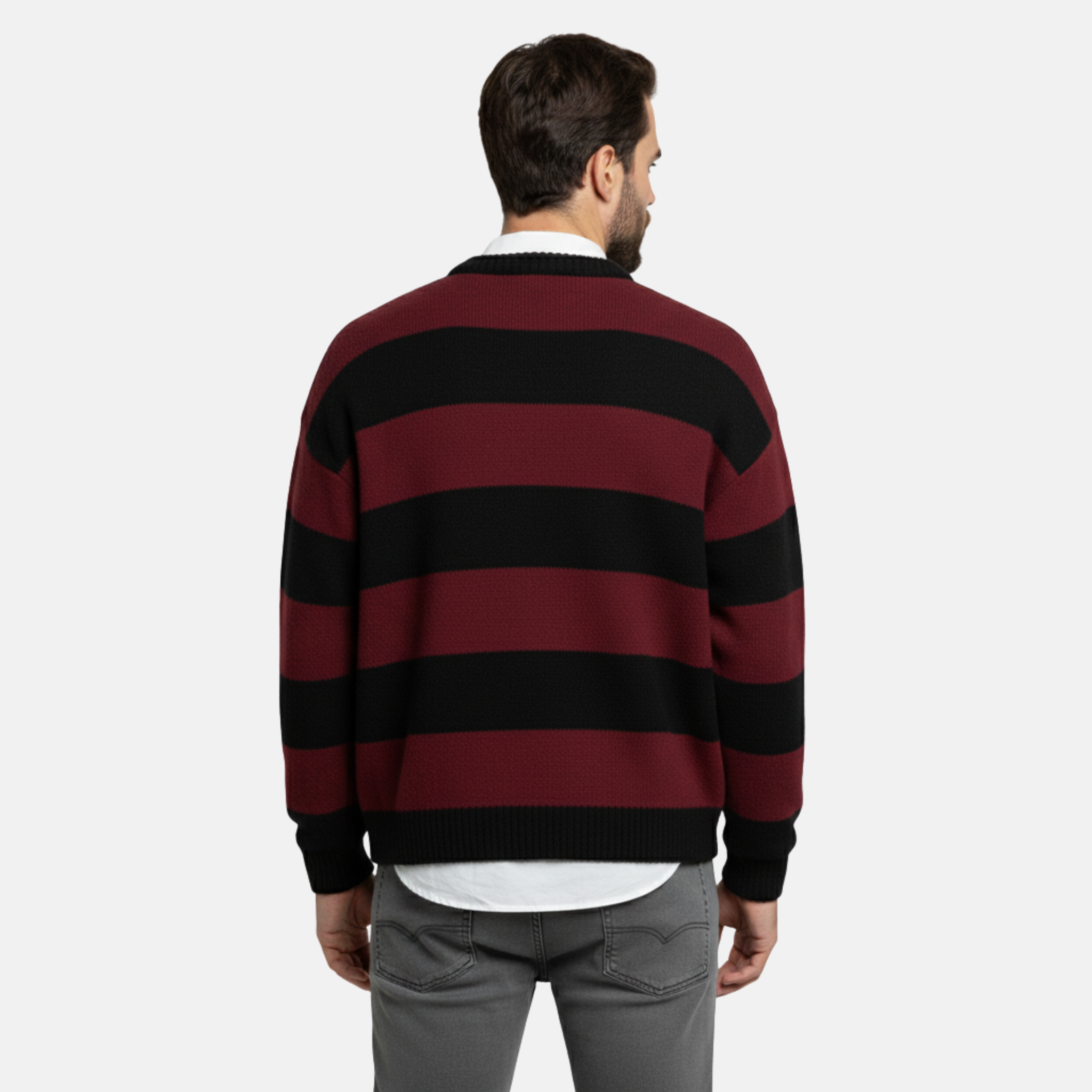 NolaKwin | Męski Sweter Wzorzysty na Jesień - Kolekcja Zimowa