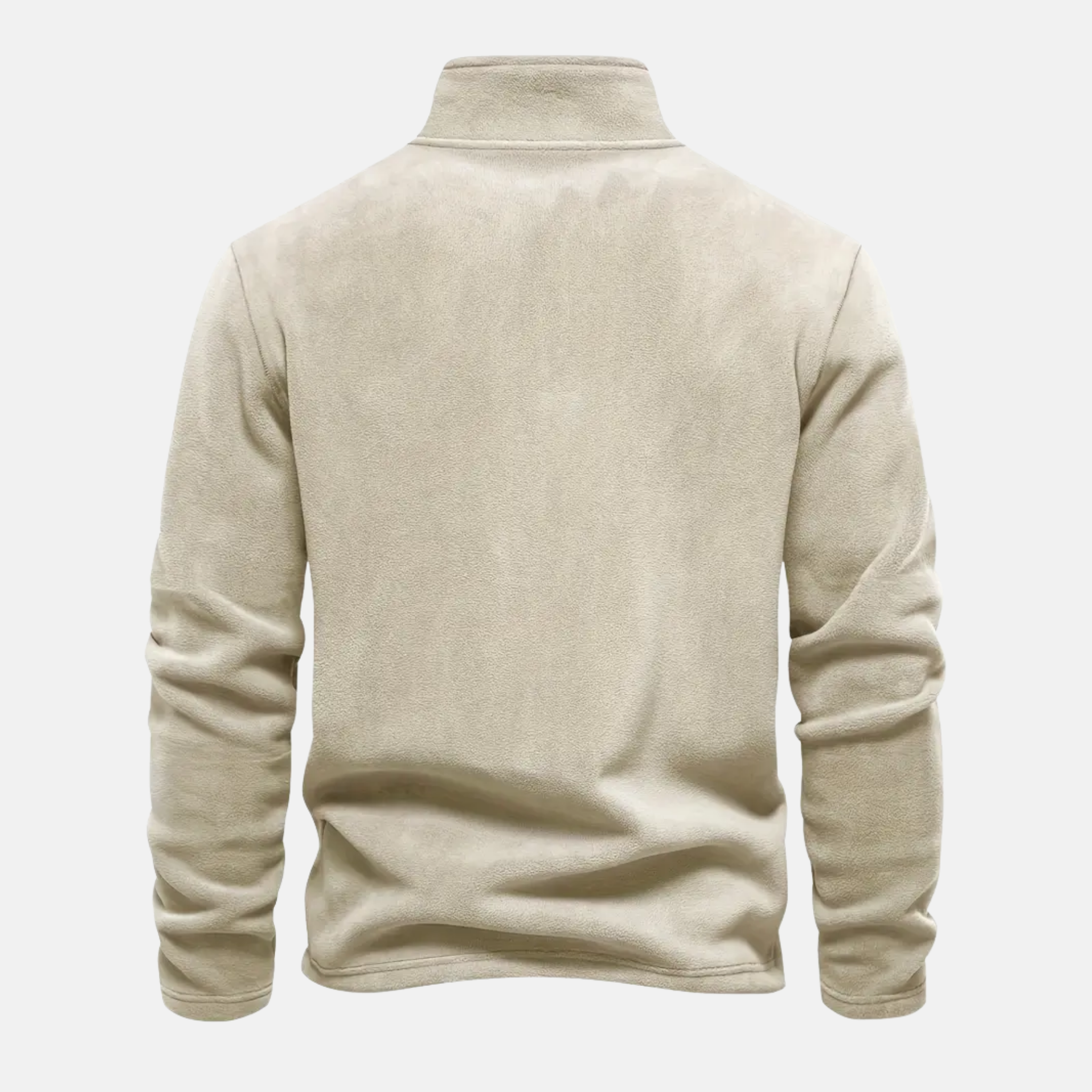 NolaKwin | Jesień Zima Ciepły Pulower Męski Casual Fleece Swetry Męskie Zamek