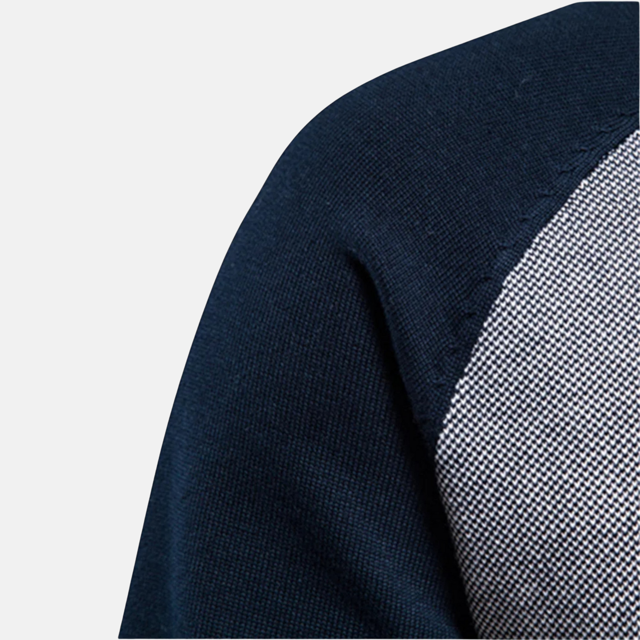 NolaKwin | Męski sweter z zamkiem – Heritage Bawełnowa Dzianina