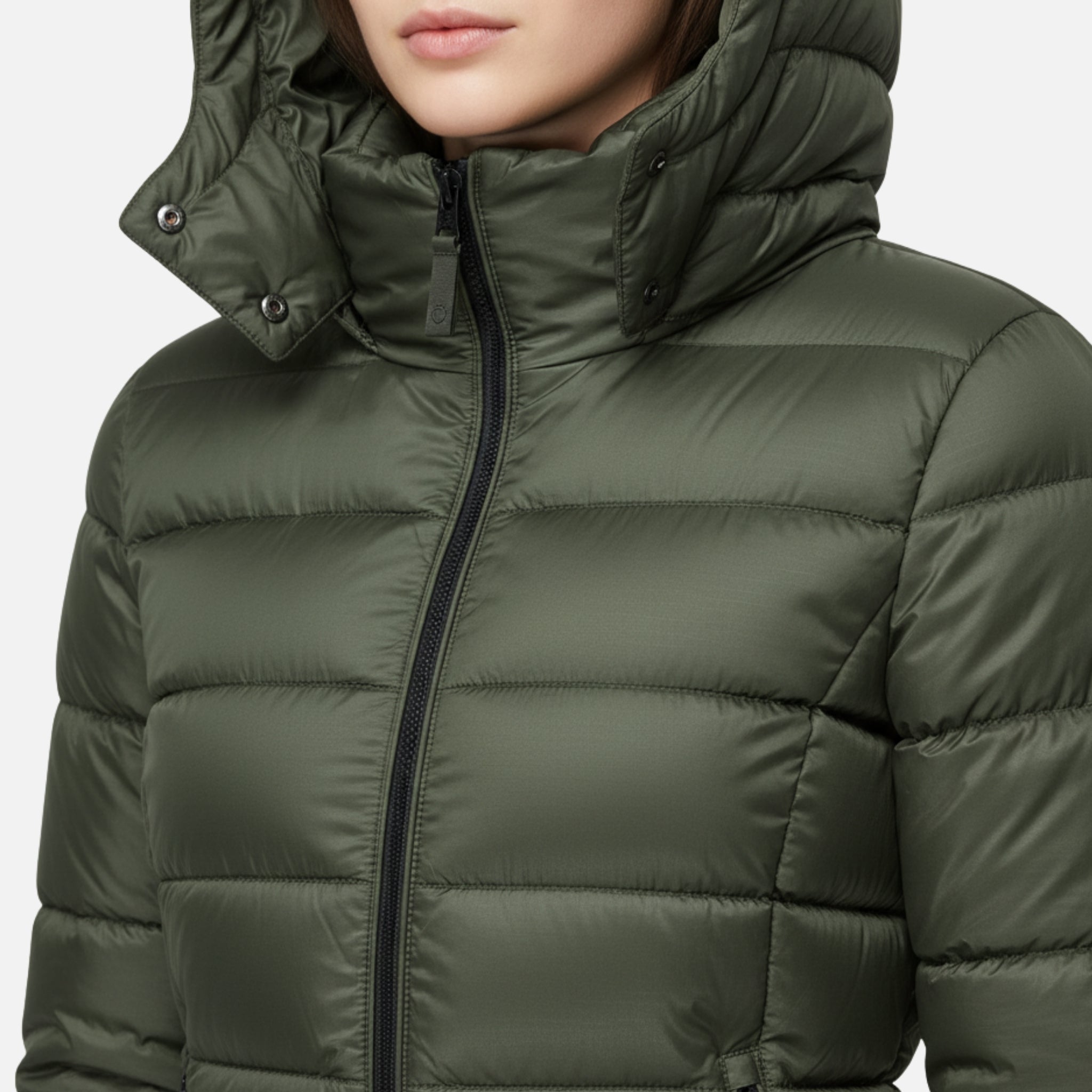 NolaKwin | Elegancki Zimowy Płaszcz do Kolan dla Kobiet – Stylowy i Ciepły na Chłodne Dni