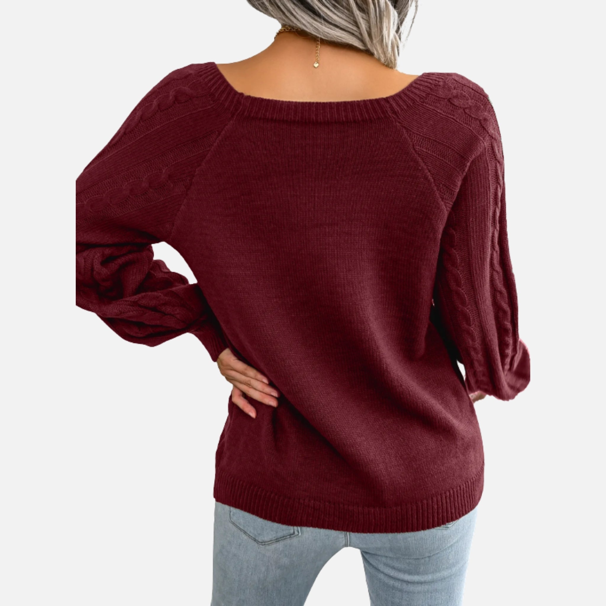 NolaKwin | Modny Dzianinowy Sweter Stylowy i Fajny