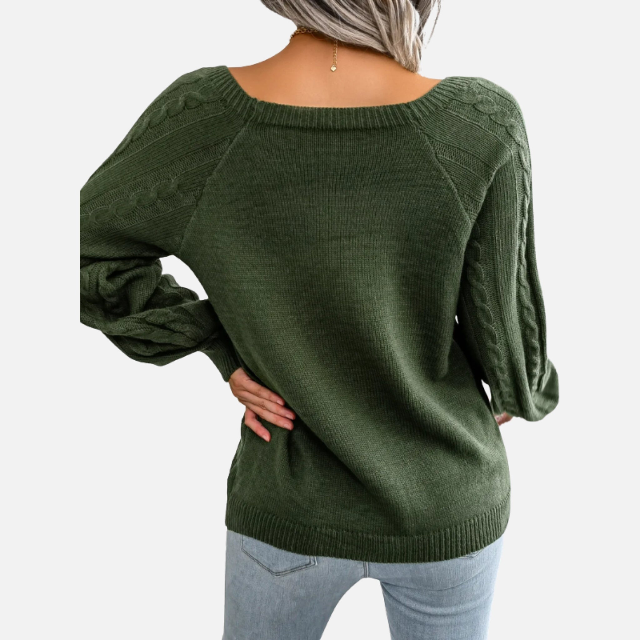 NolaKwin | Modny Dzianinowy Sweter Stylowy i Fajny