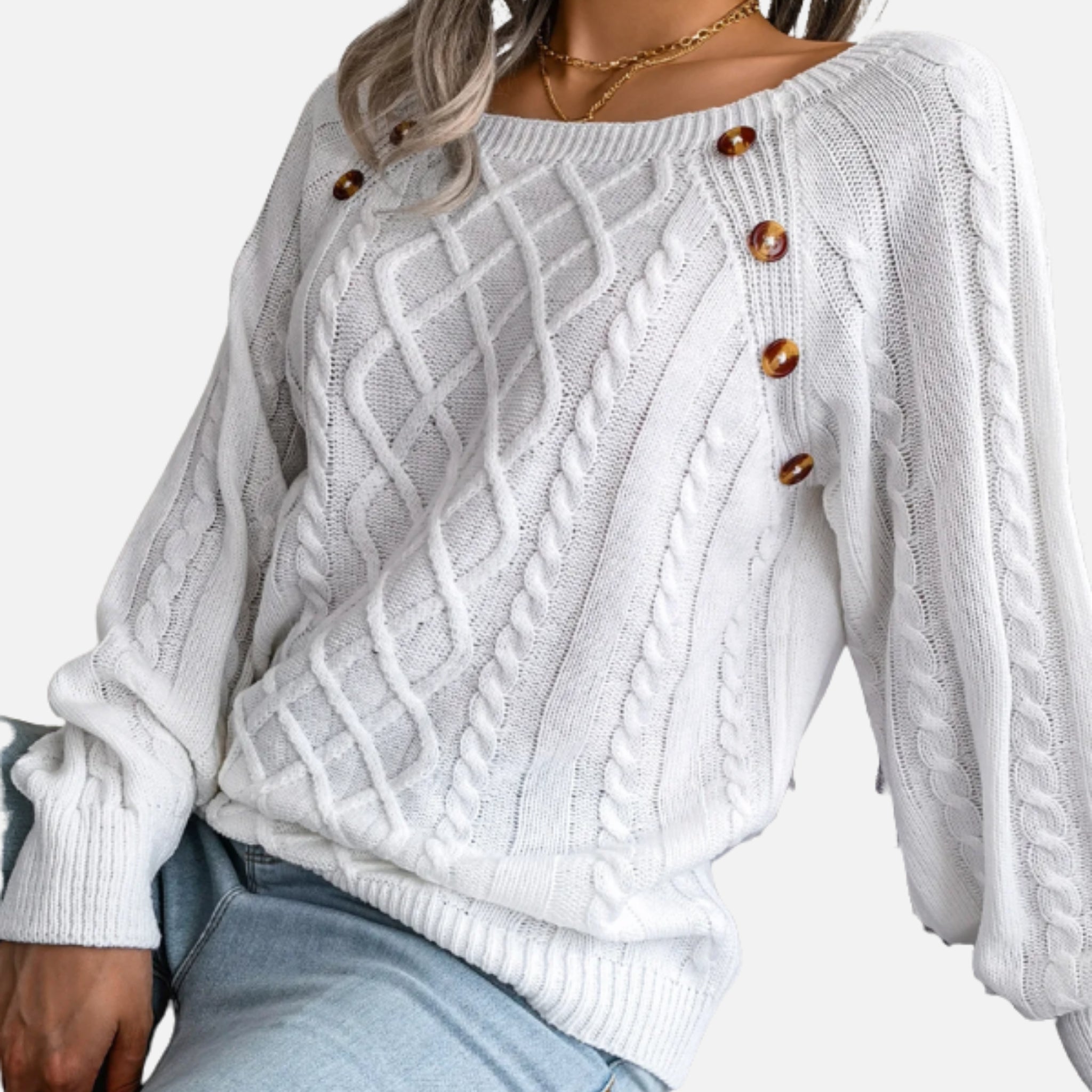 NolaKwin | Modny Dzianinowy Sweter Stylowy i Fajny